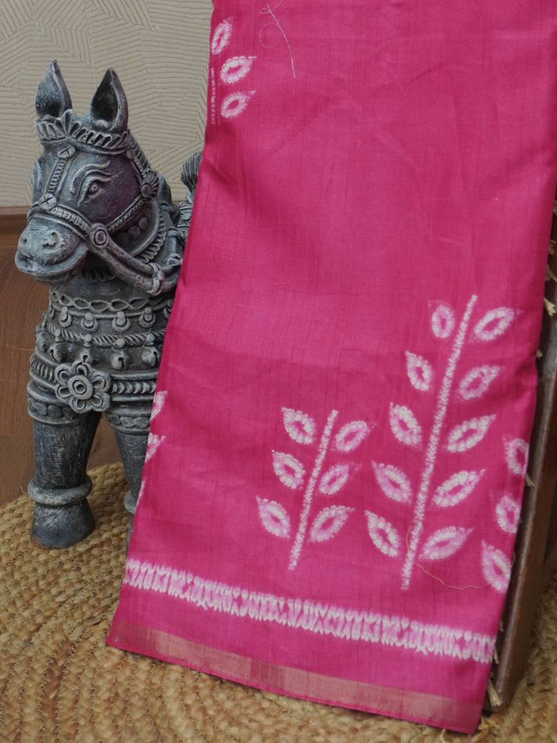 Chanderi Cotton Saree | TTDS3318