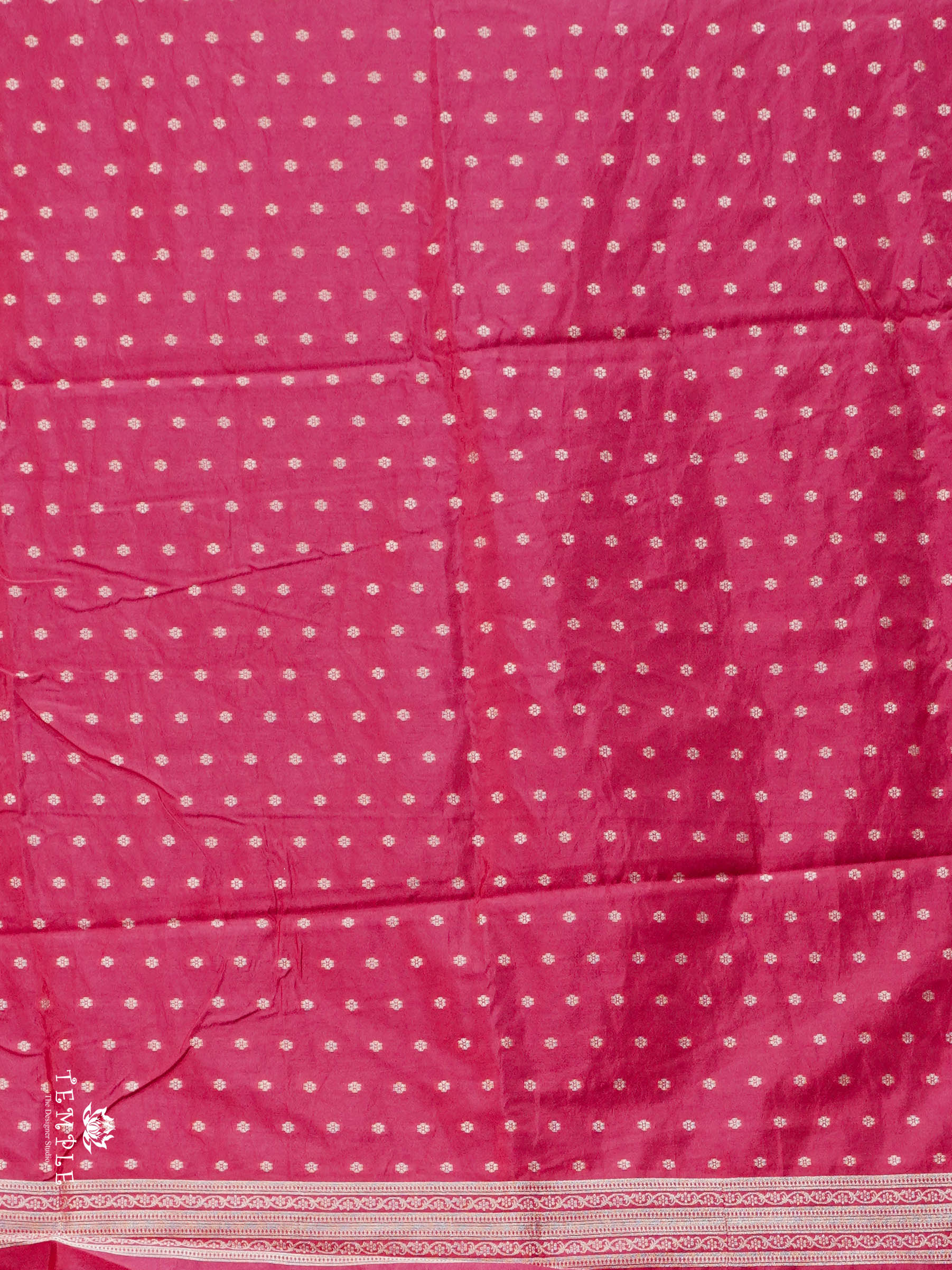 Chanderi Silk Saree With deer Design | TTDS2912