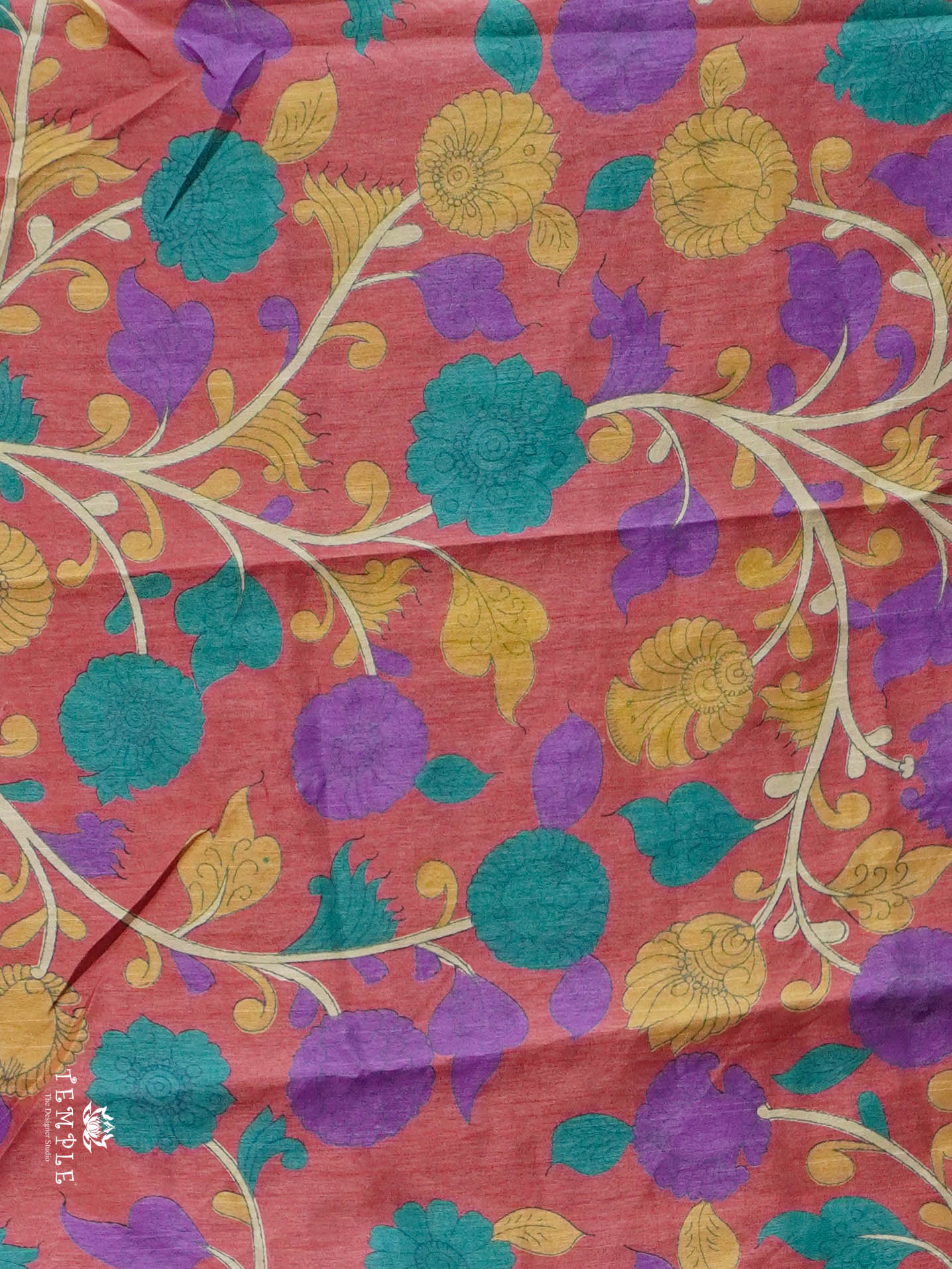 Printed Tussar Saree | TTDS2914
