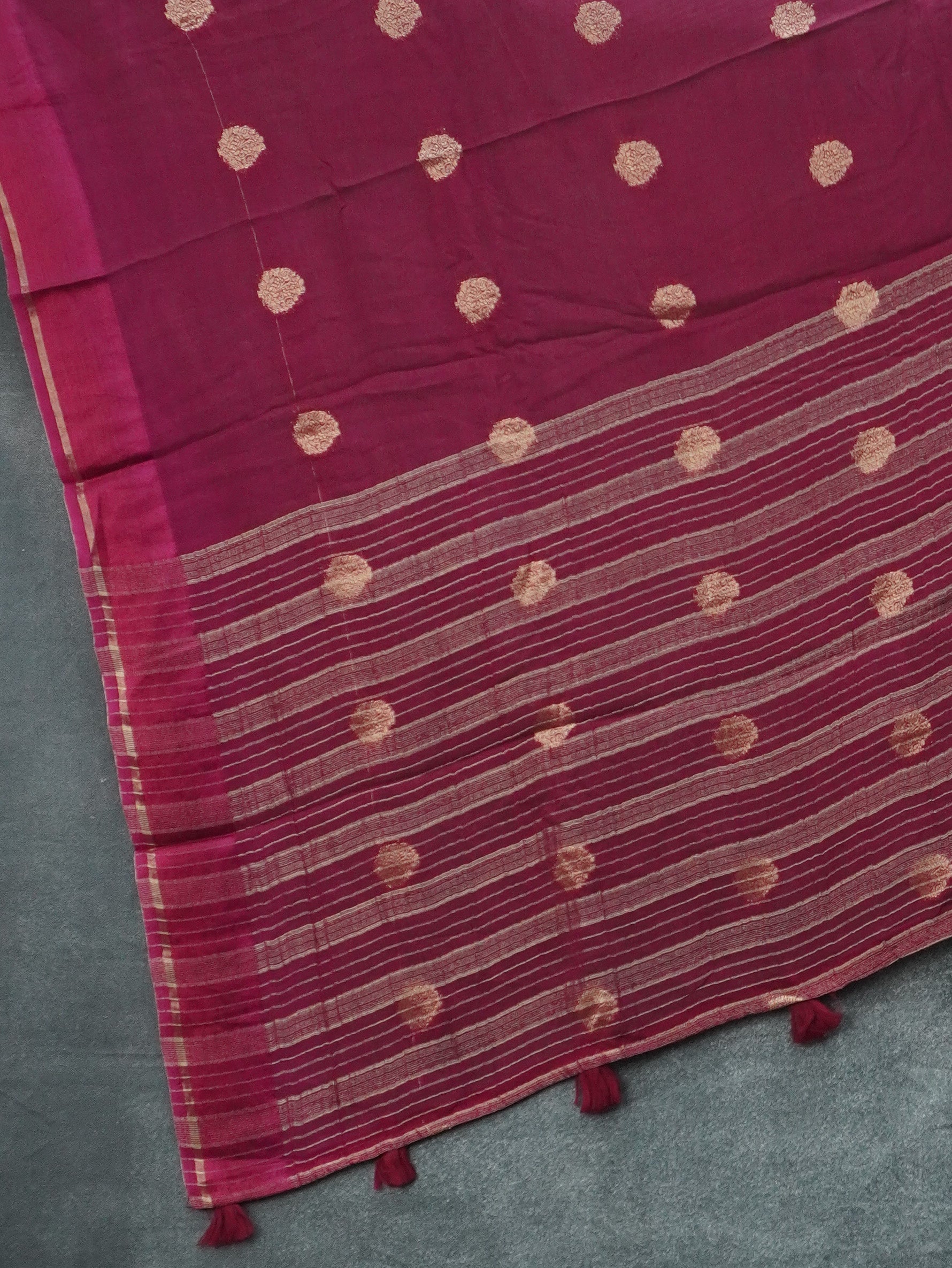 Linen Viscose Saree | TTDS3315