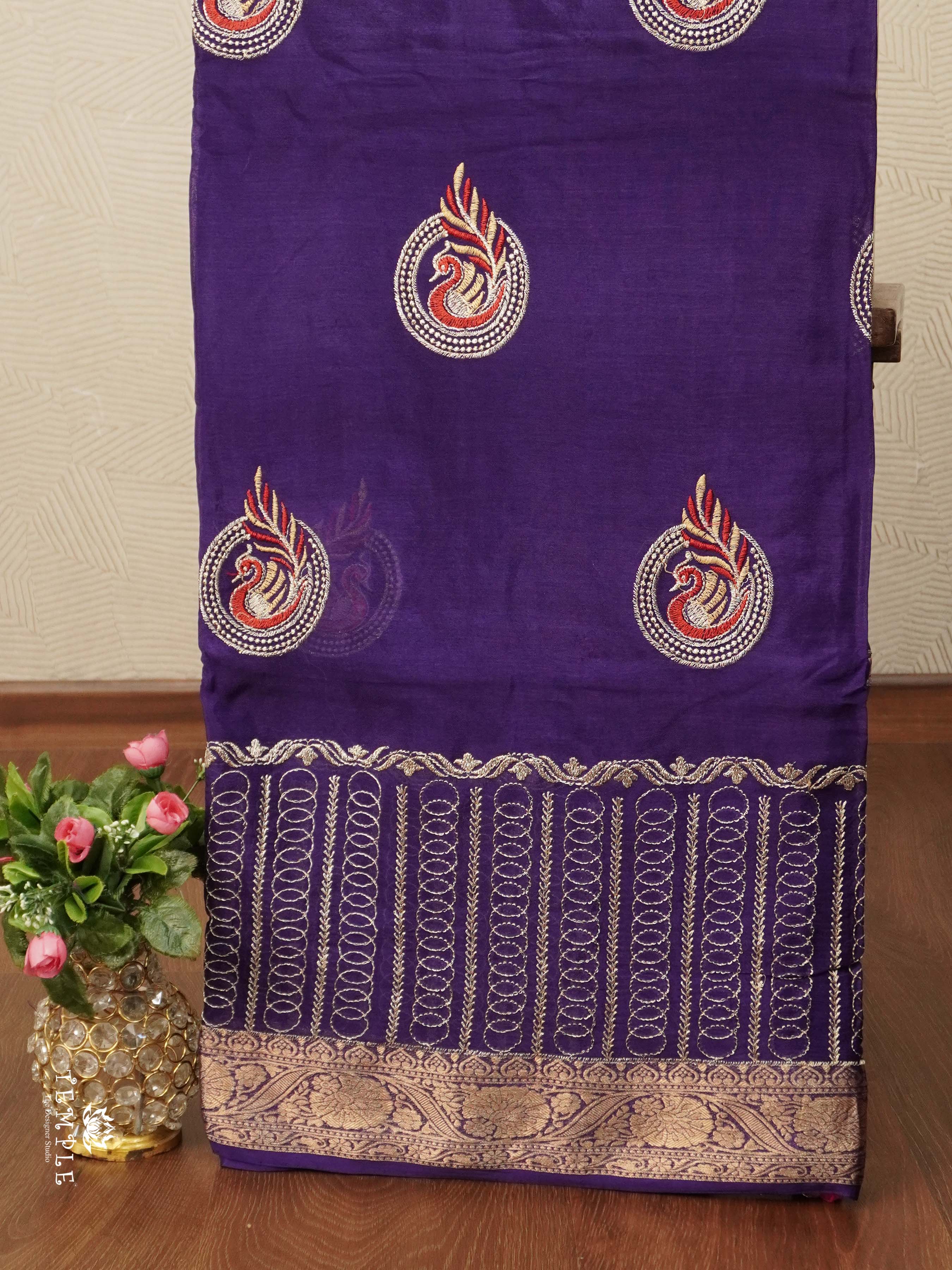 Banarasi Silk Saree With Zari work | TTDS2420