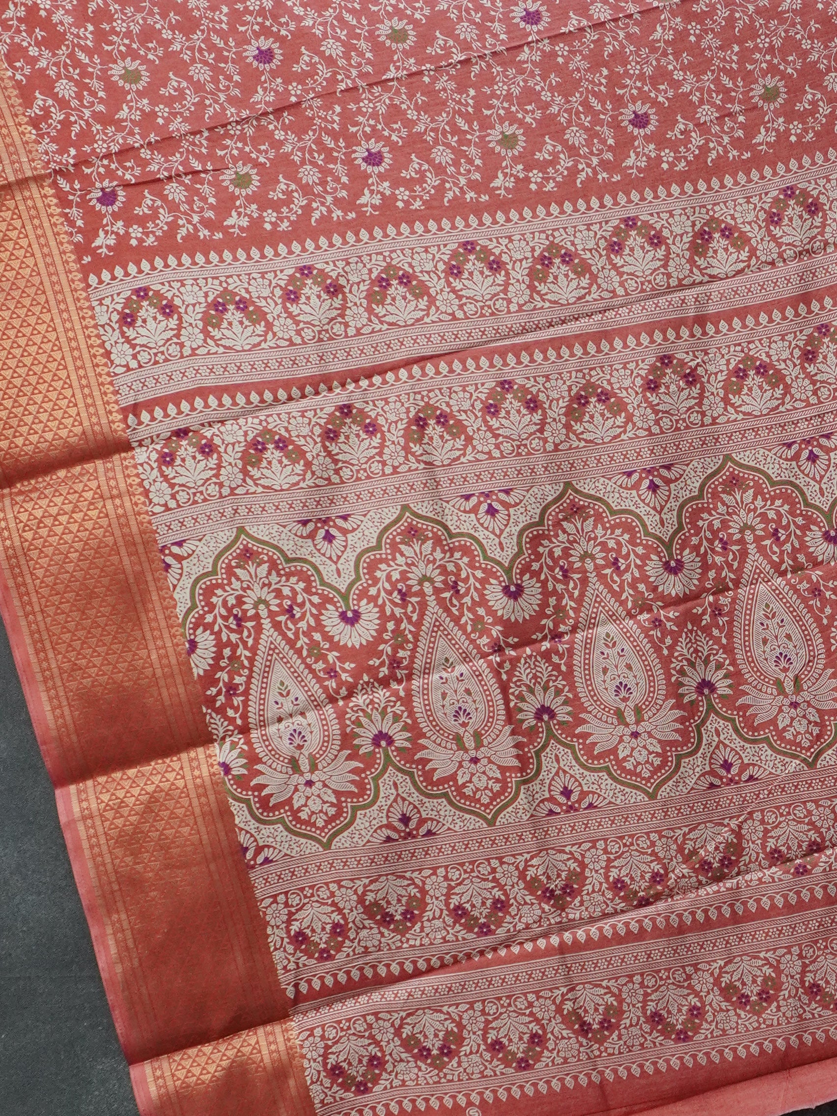 Printed Dola Saree | TTDS3314