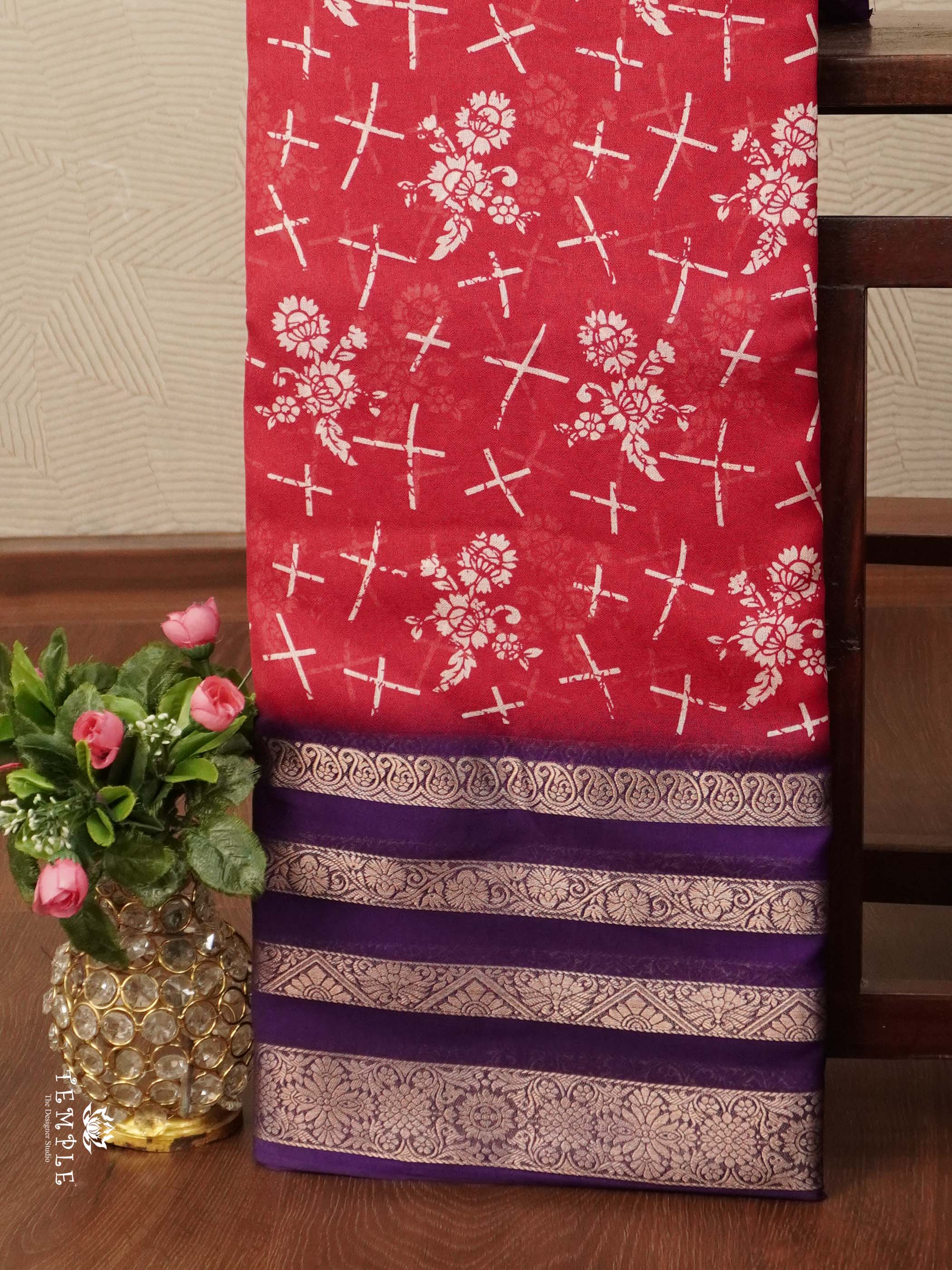 Fancy Georgette Saree | TTDS2417