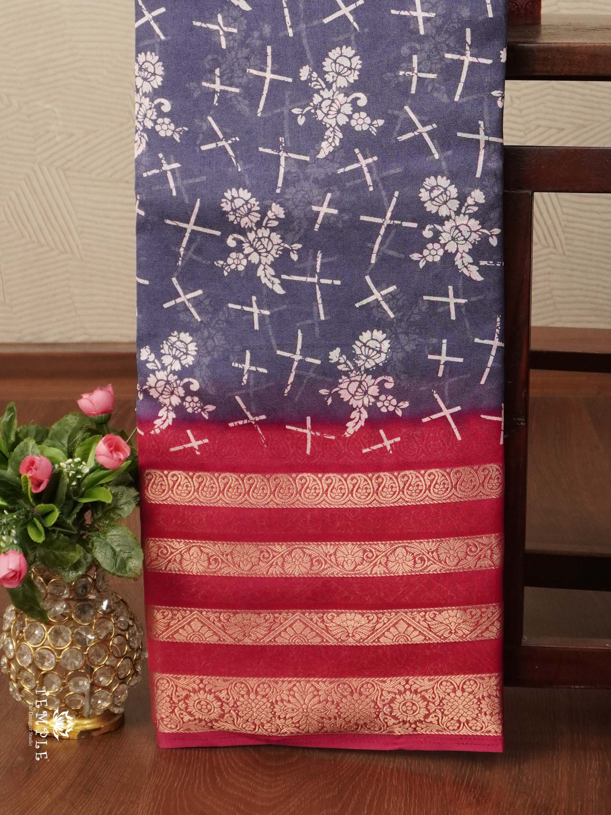 Fancy Georgette Saree | TTDS2417