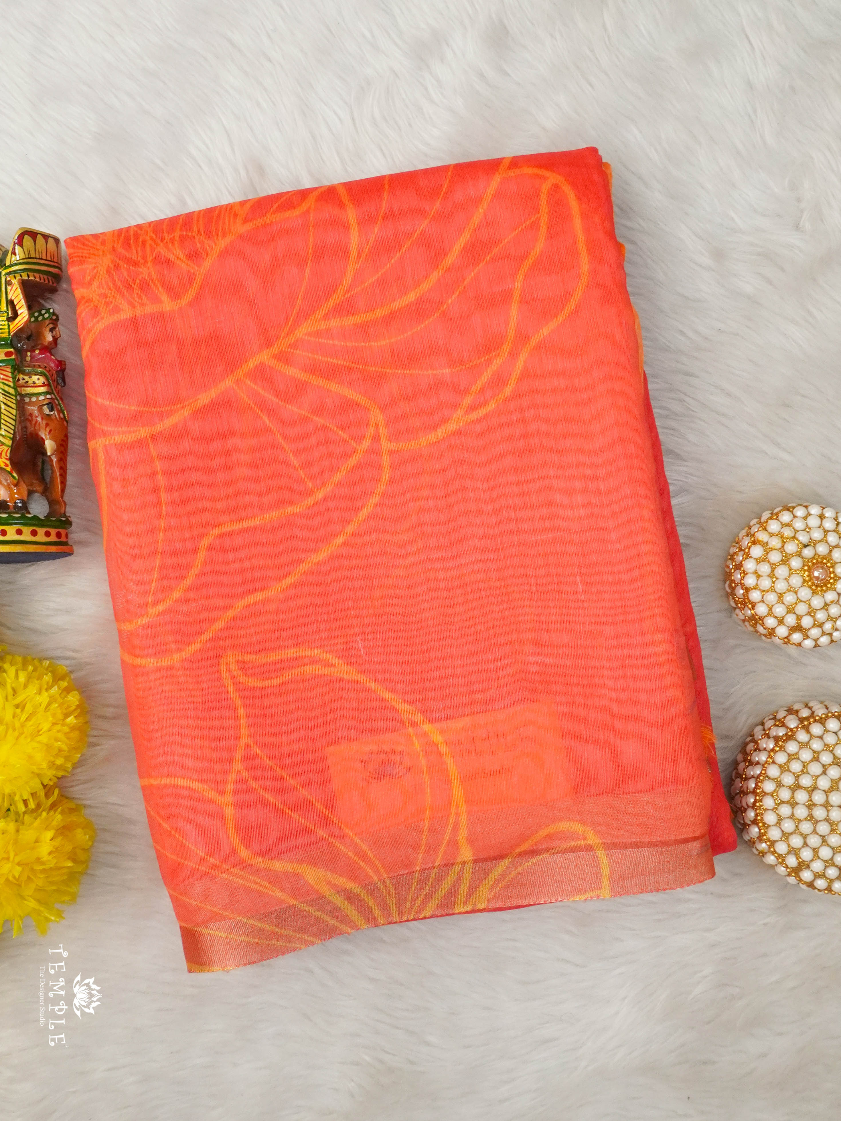 Chanderi Cotton Saree | TTDS2918
