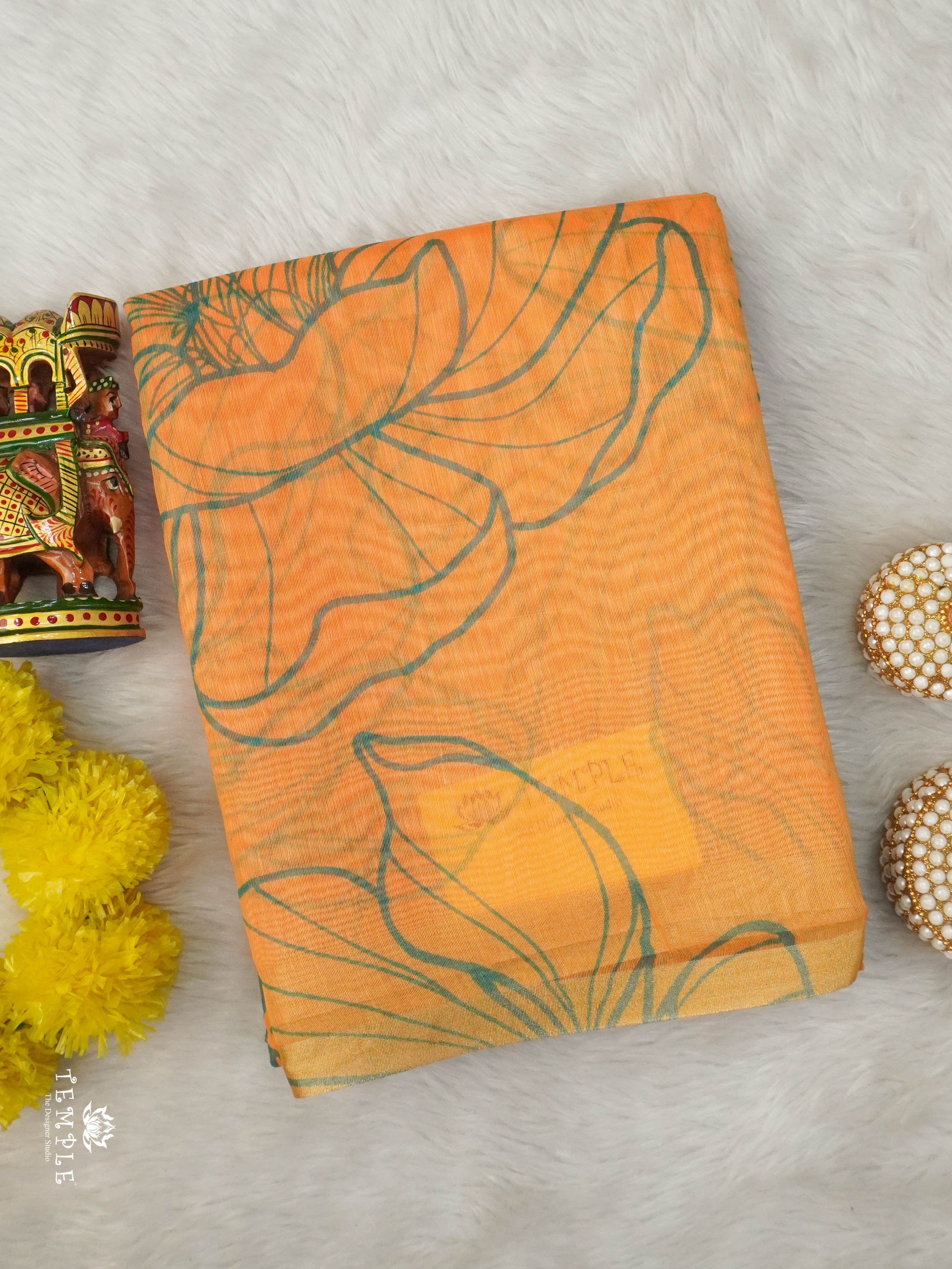 Chanderi Cotton Saree | TTDS2918