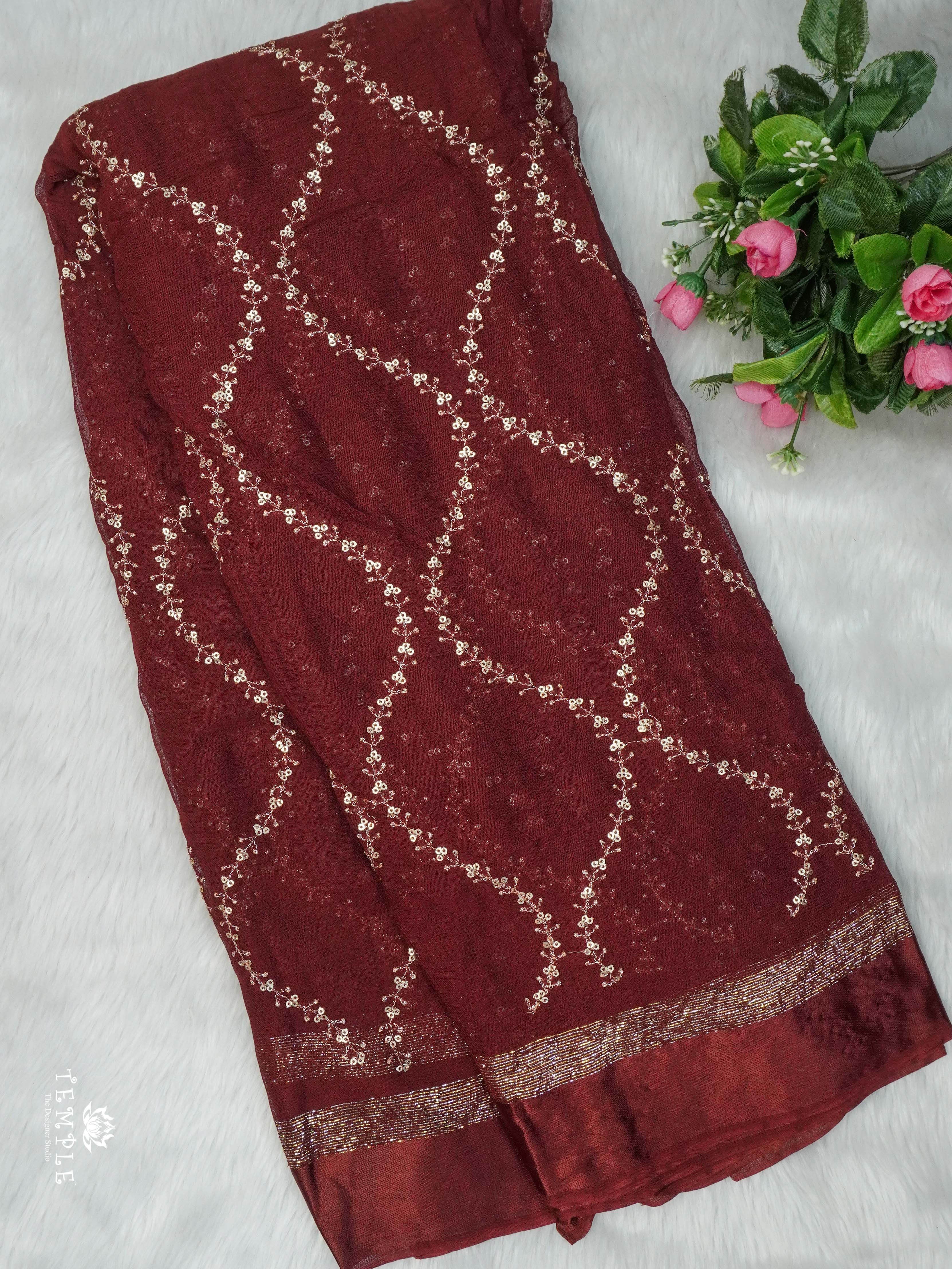 Designer Georgette Saree  | TTDS2382