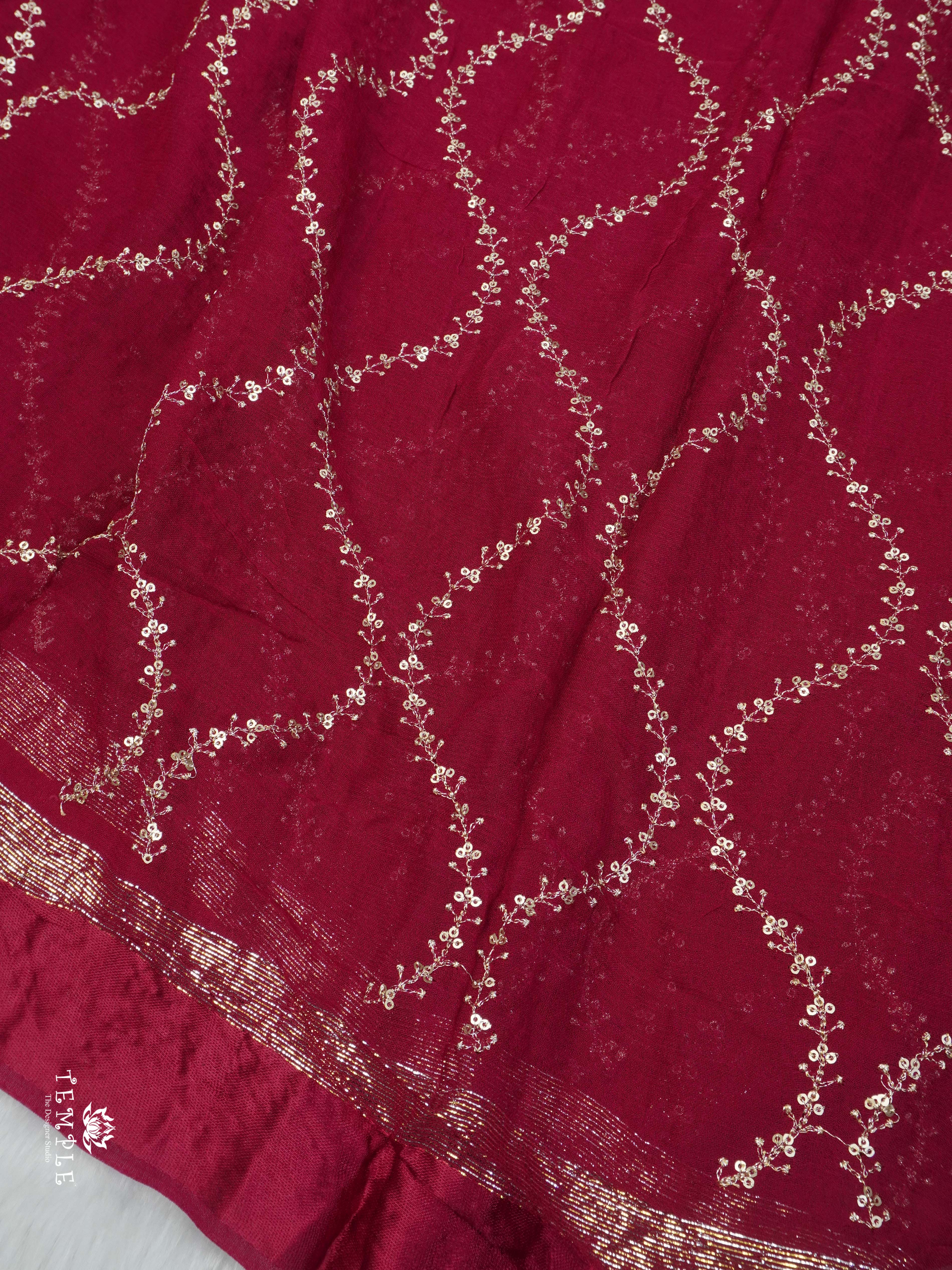 Designer Georgette Saree | TTDS2382