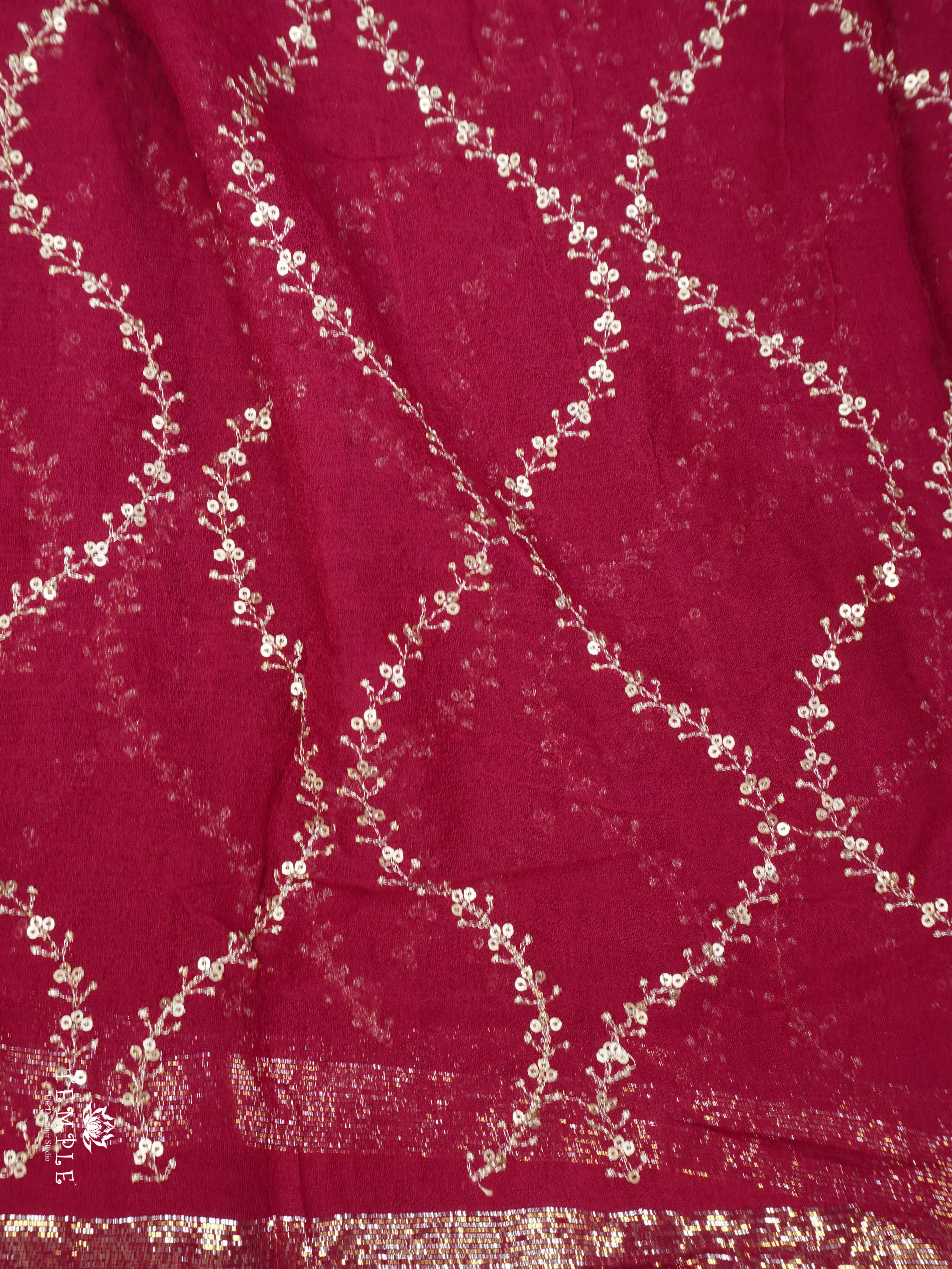 Designer Georgette Saree | TTDS2382