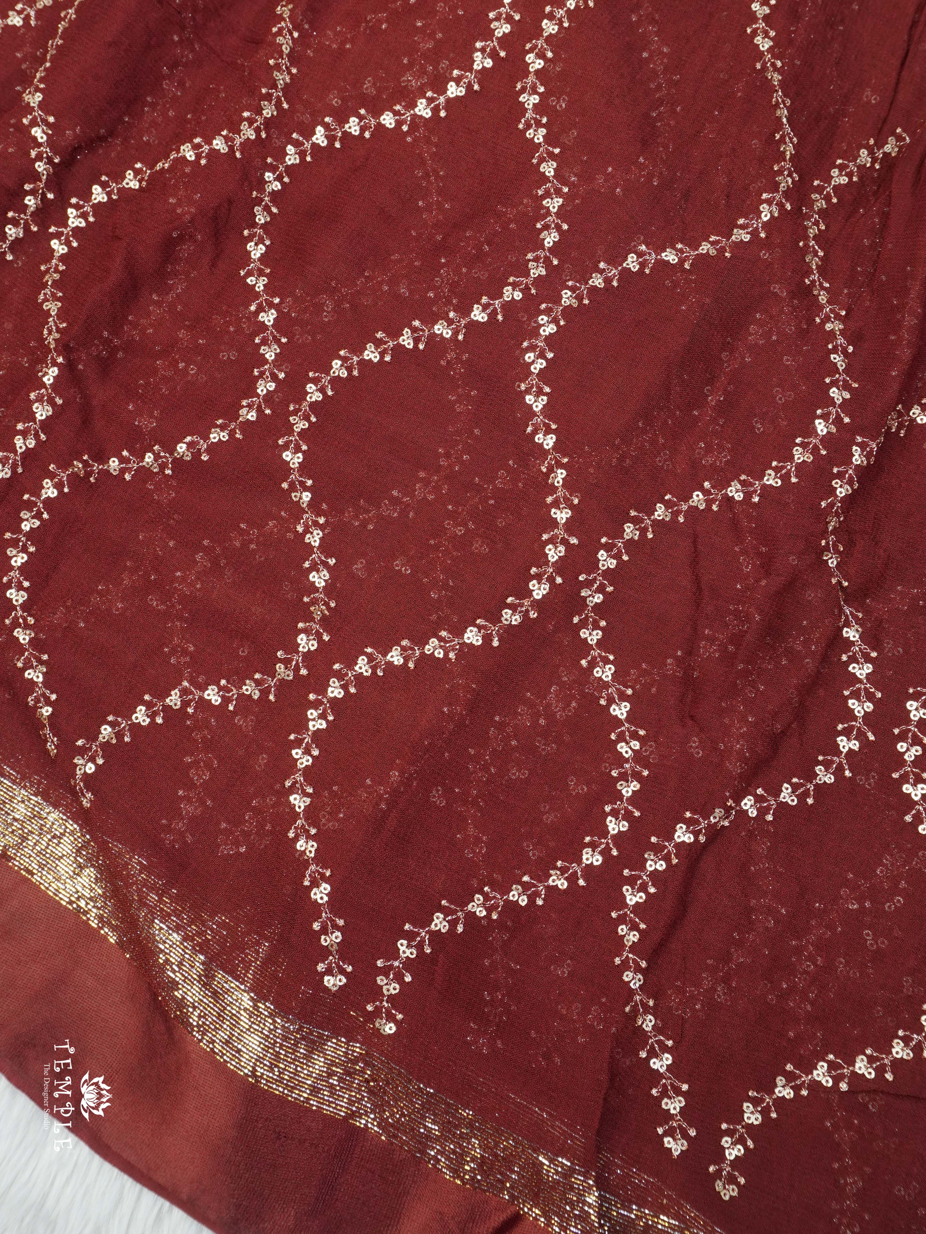 Designer Georgette Saree  | TTDS2382