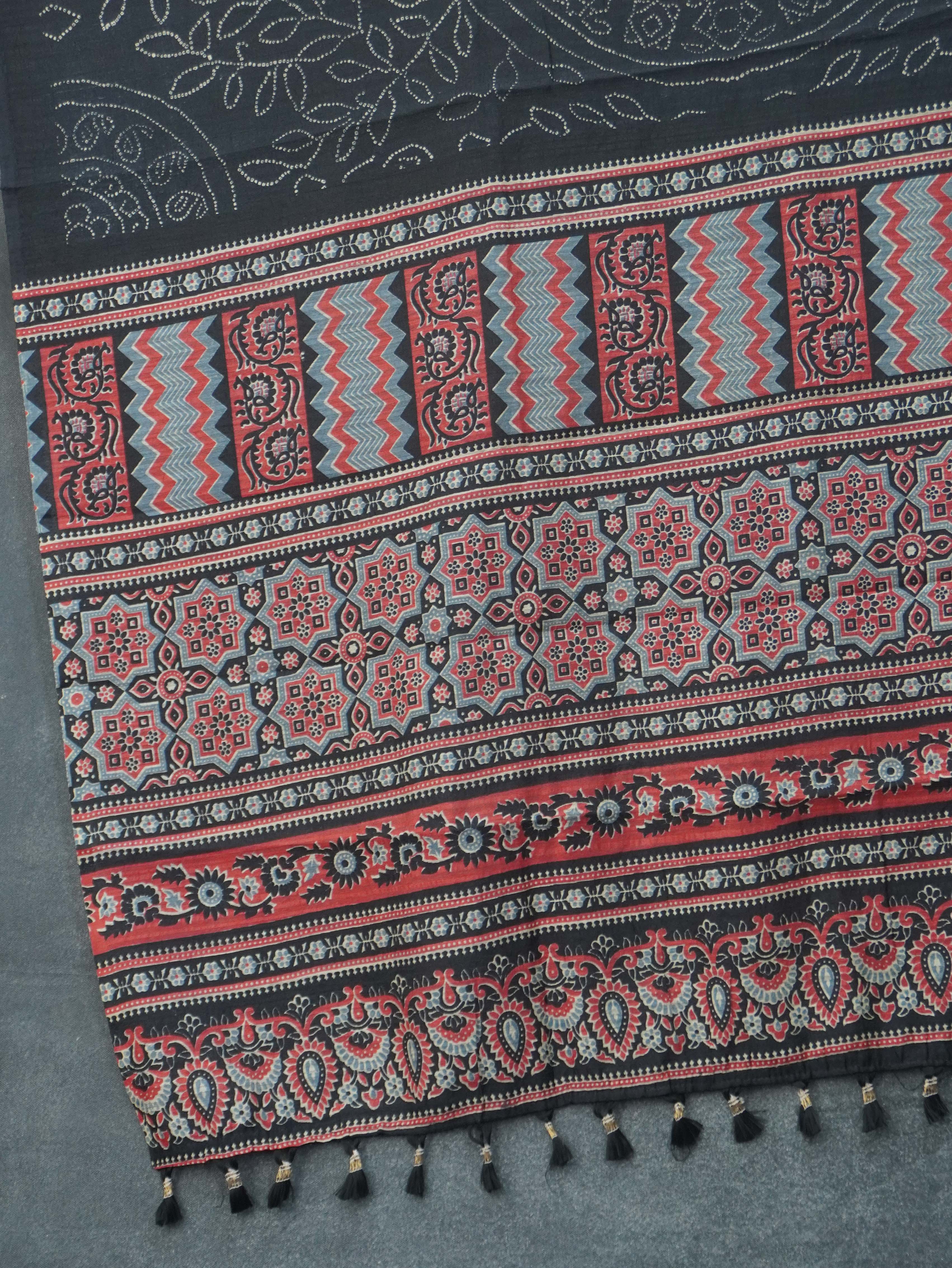 Bamboo Silk Saree | TTDS3323