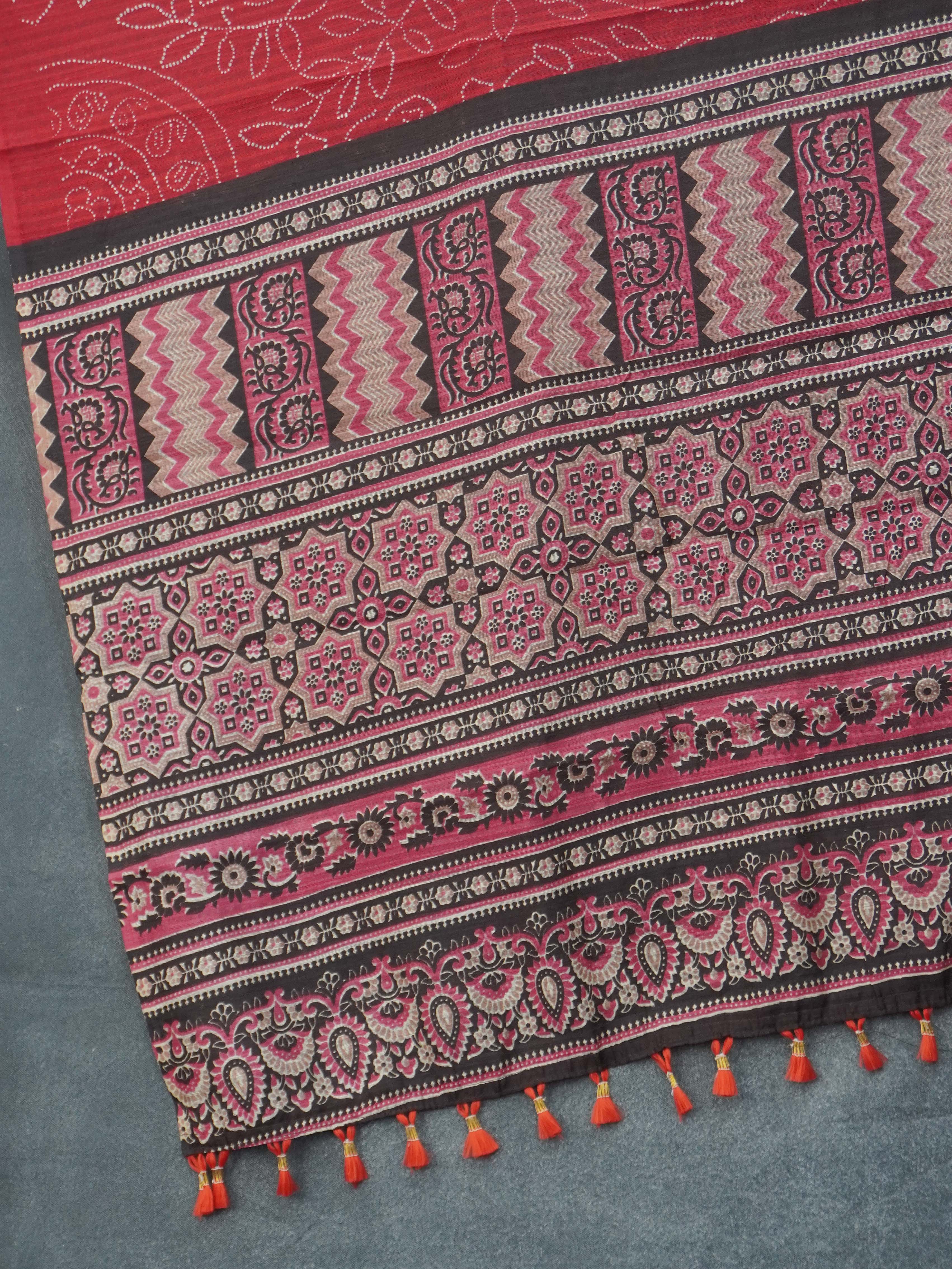 Bamboo Silk Saree | TTDS3323
