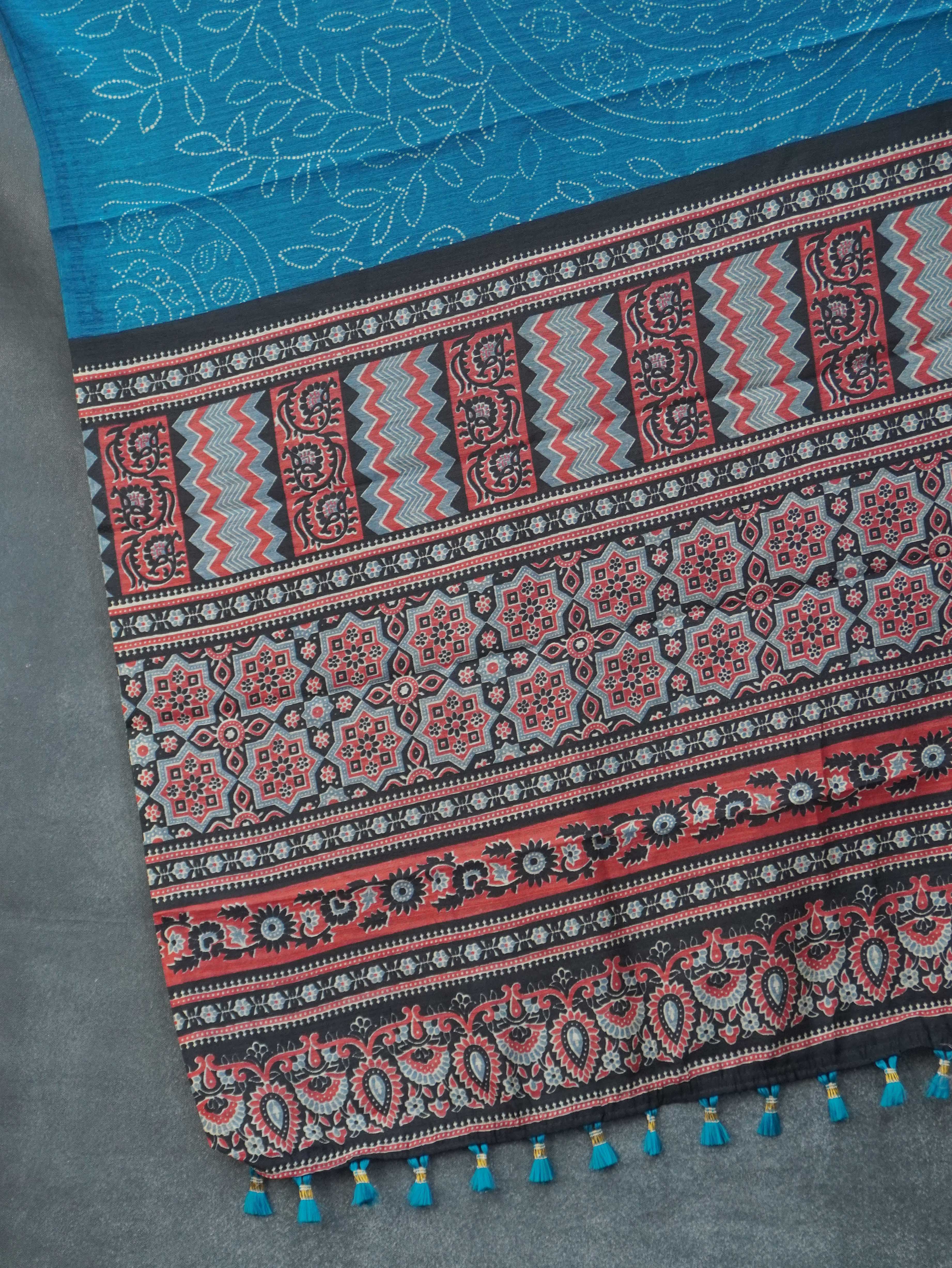 Bamboo Silk Saree | TTDS3323