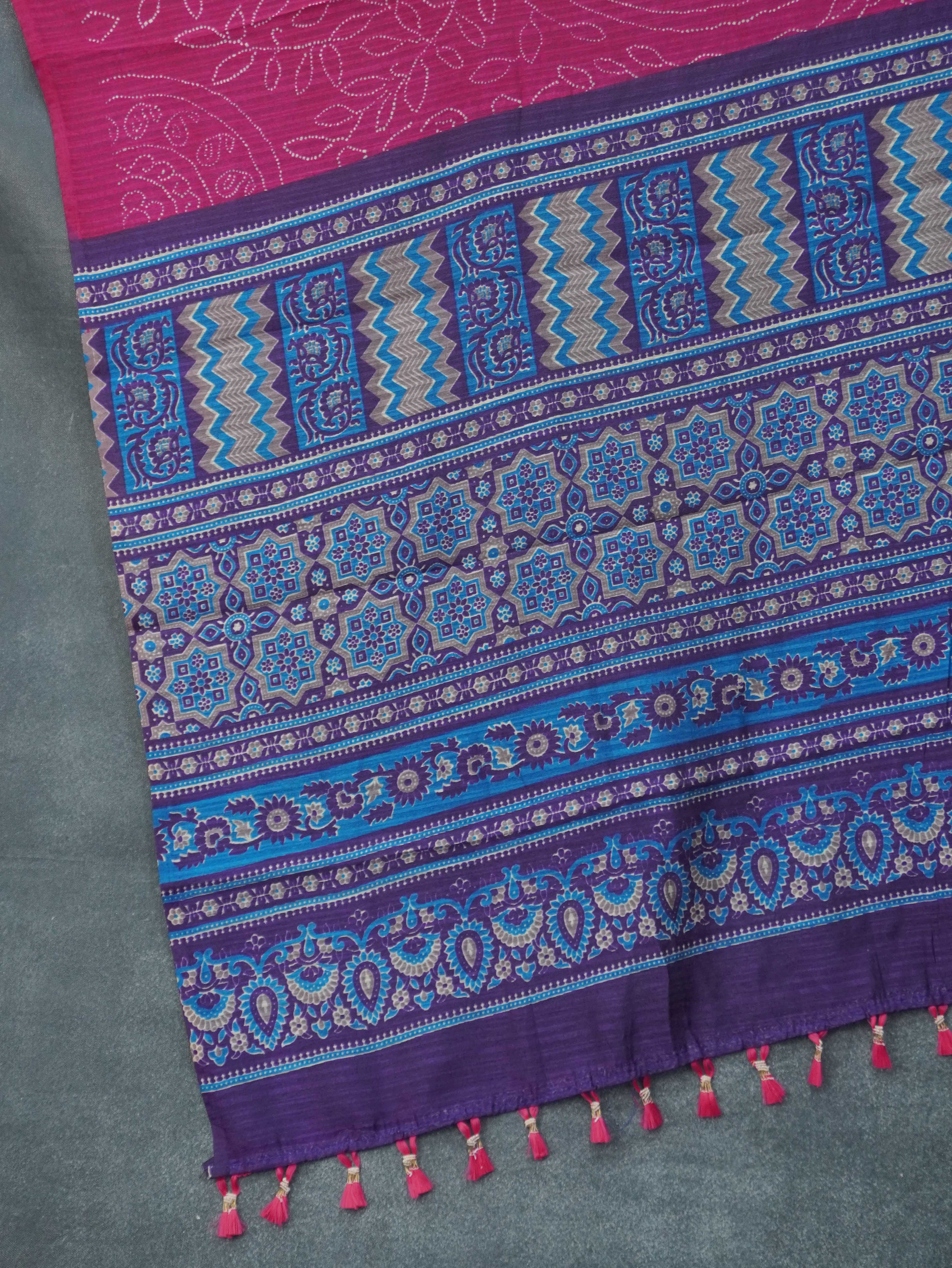 Bamboo Silk Saree | TTDS3323