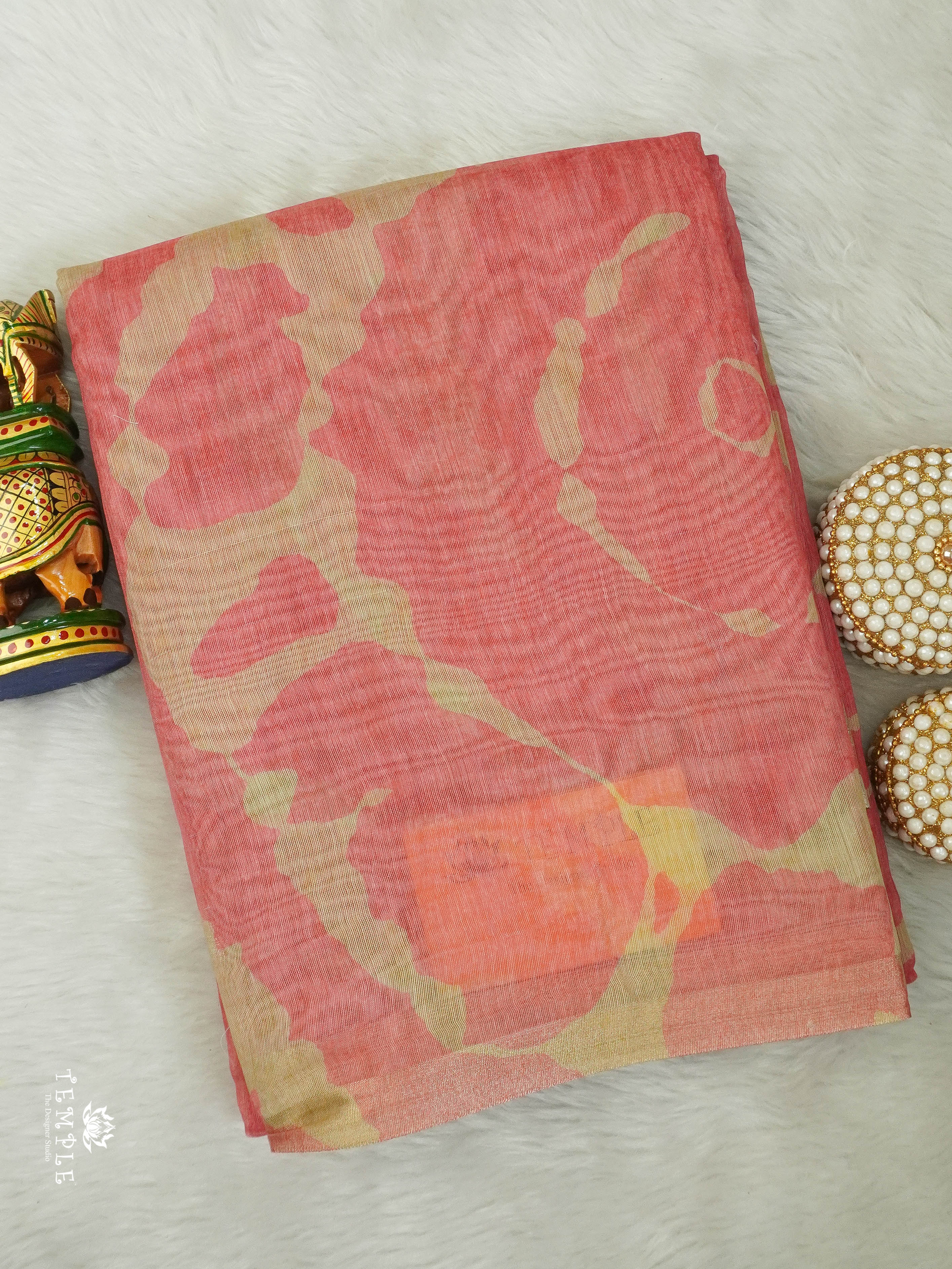 Chanderi Cotton Saree | TTDS2921