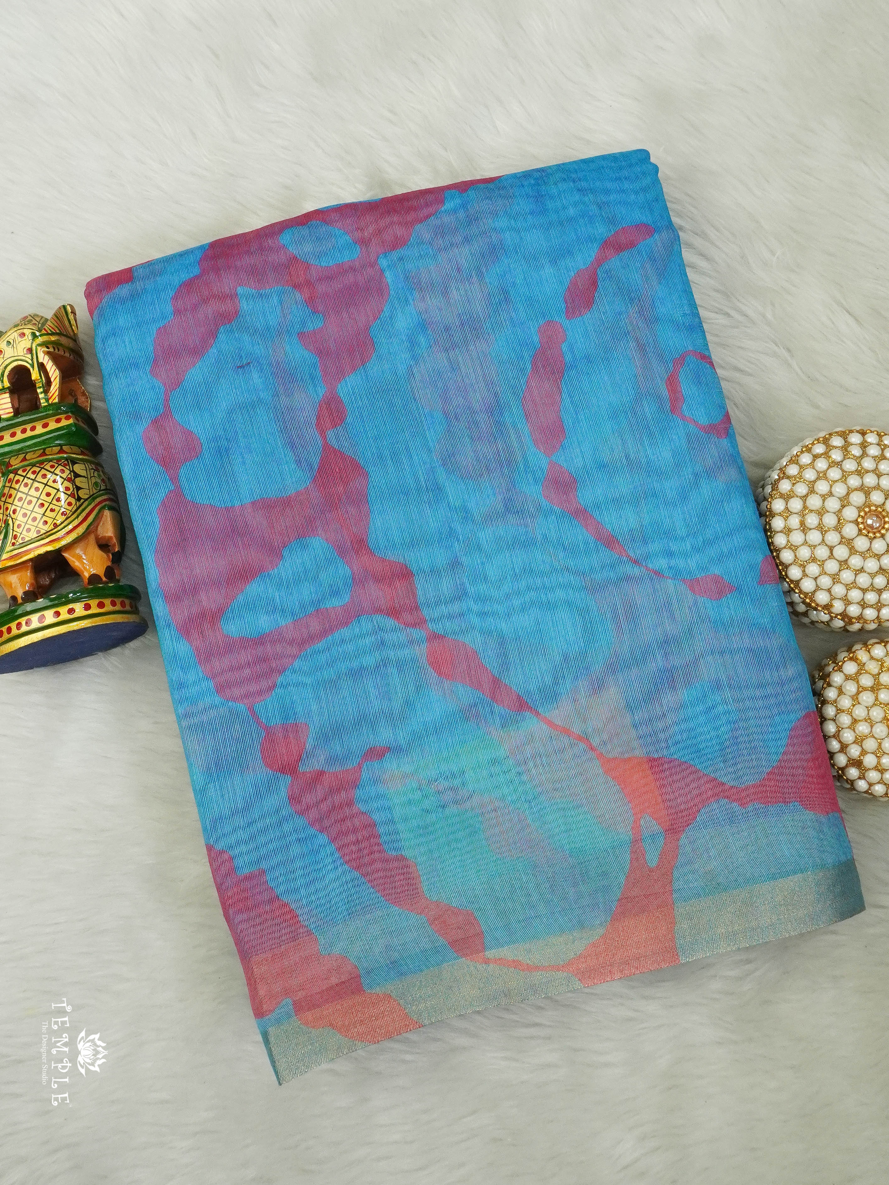 Chanderi Cotton Saree | TTDS2921