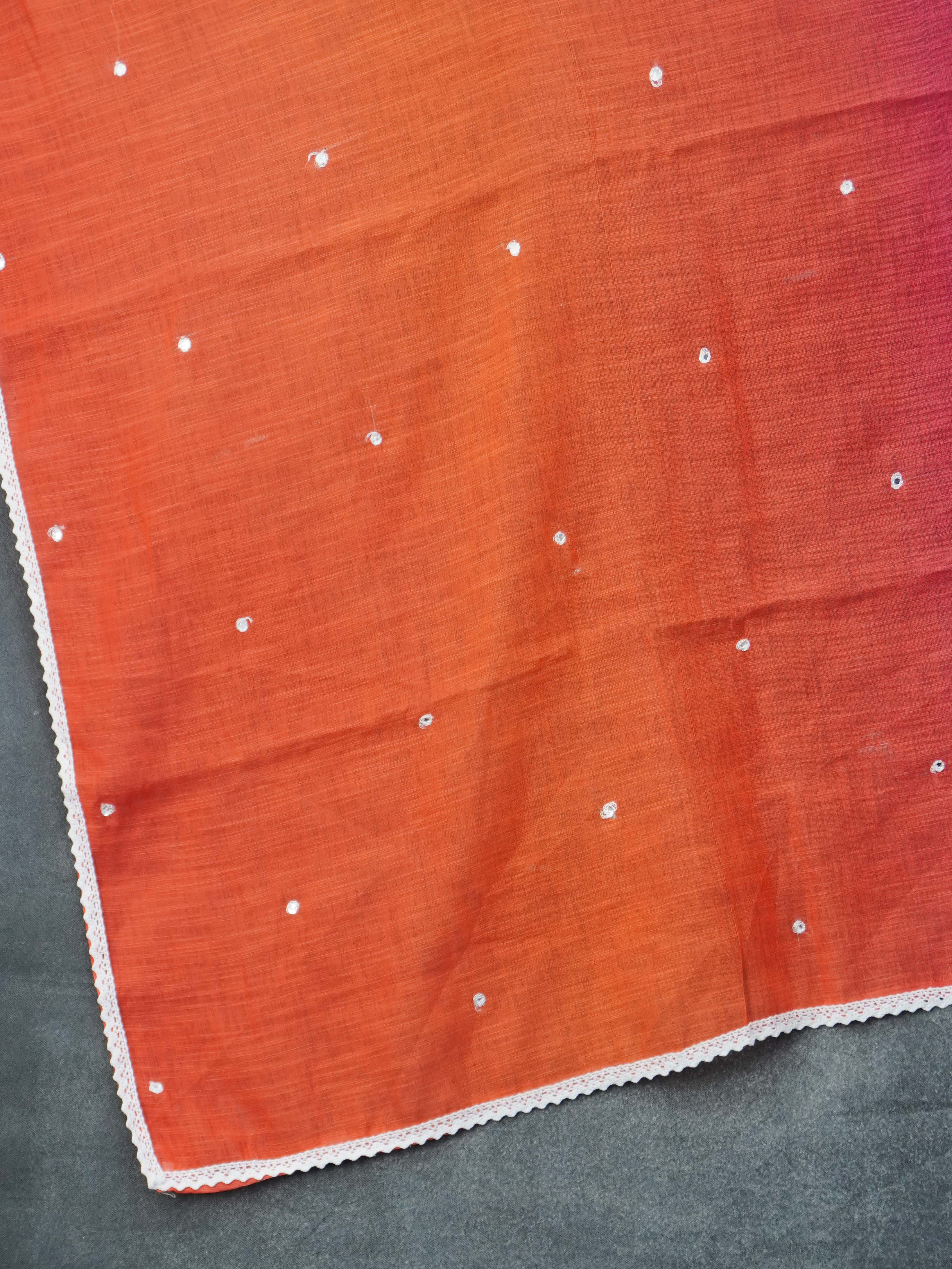 Linen Cotton Saree | TTDS3321