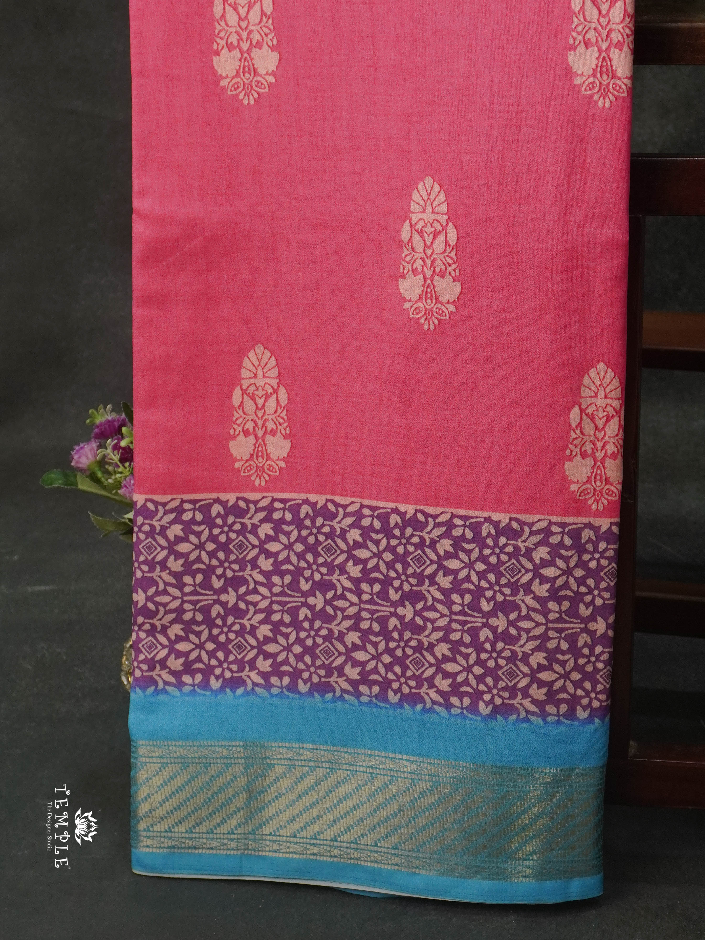 Printed Georgette Saree | TTDS1446