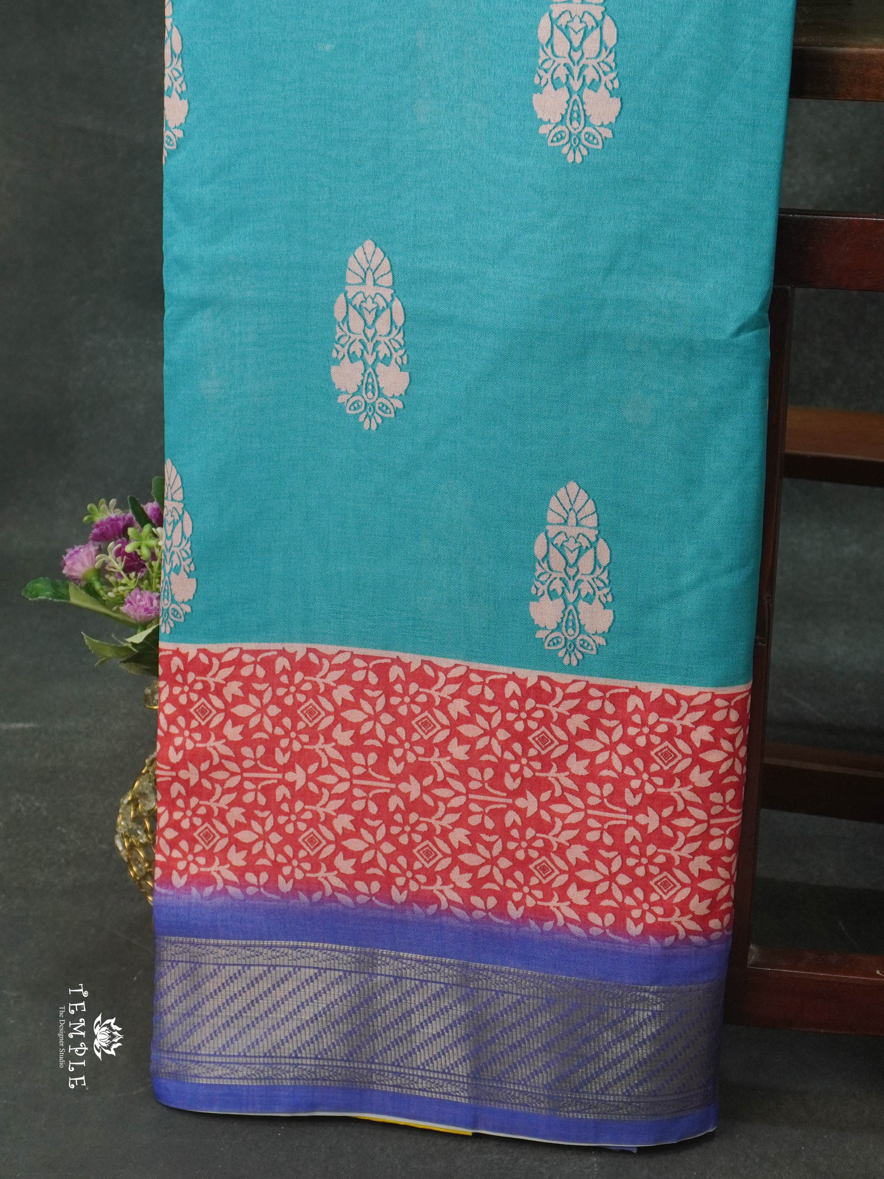 Printed Georgette Saree | TTDS1446