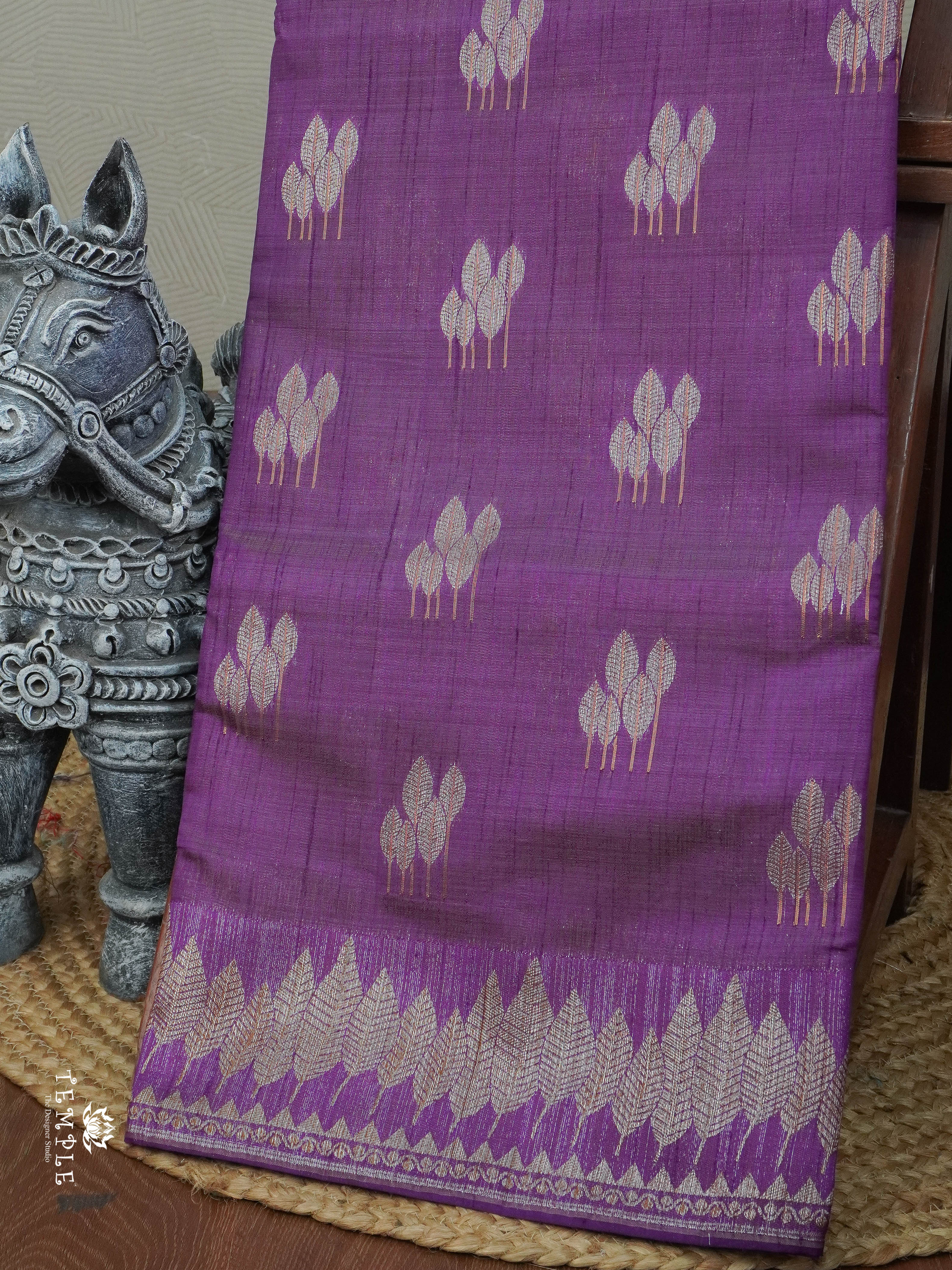 Raw Silk Saree  | TTDS2920