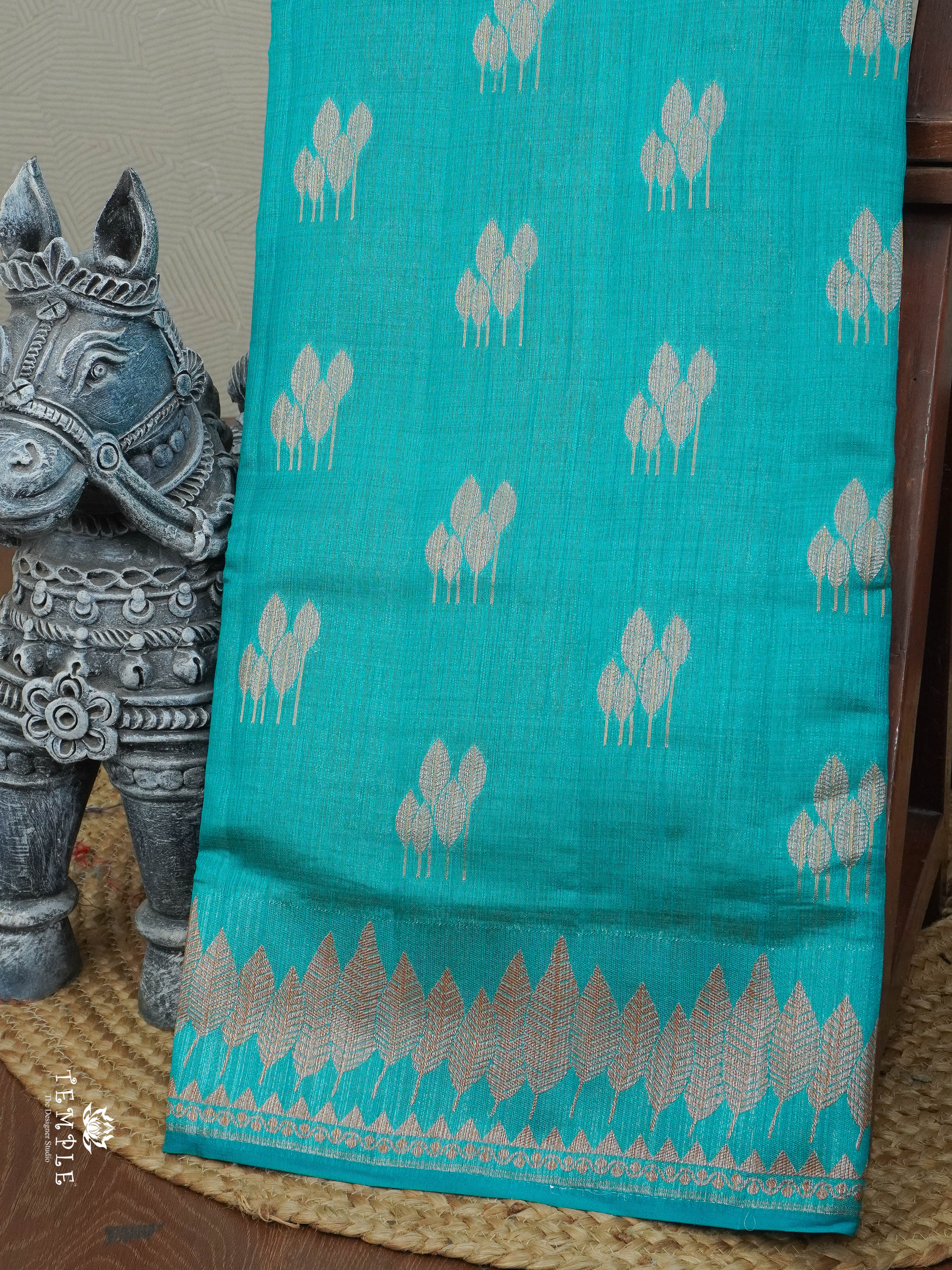 Raw Silk Saree  | TTDS2920