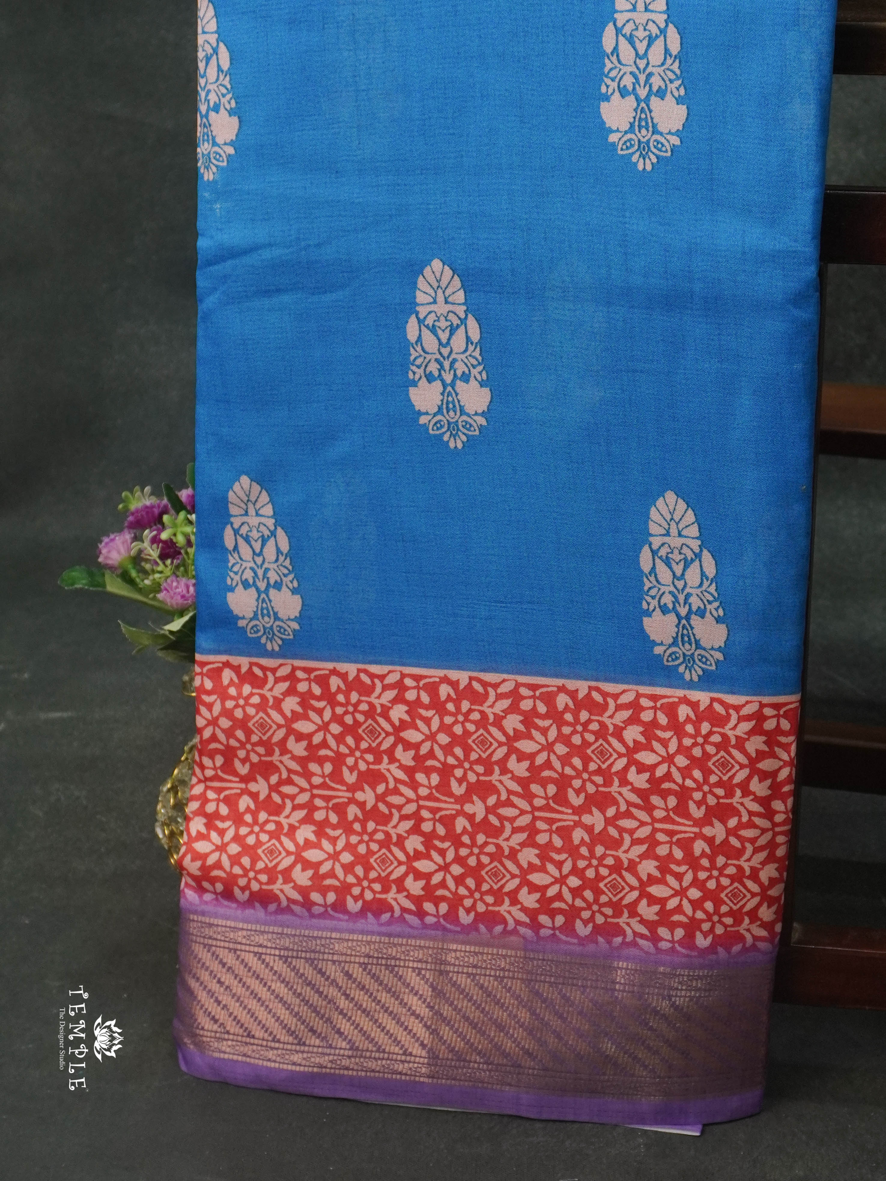 Printed Georgette Saree | TTDS1446