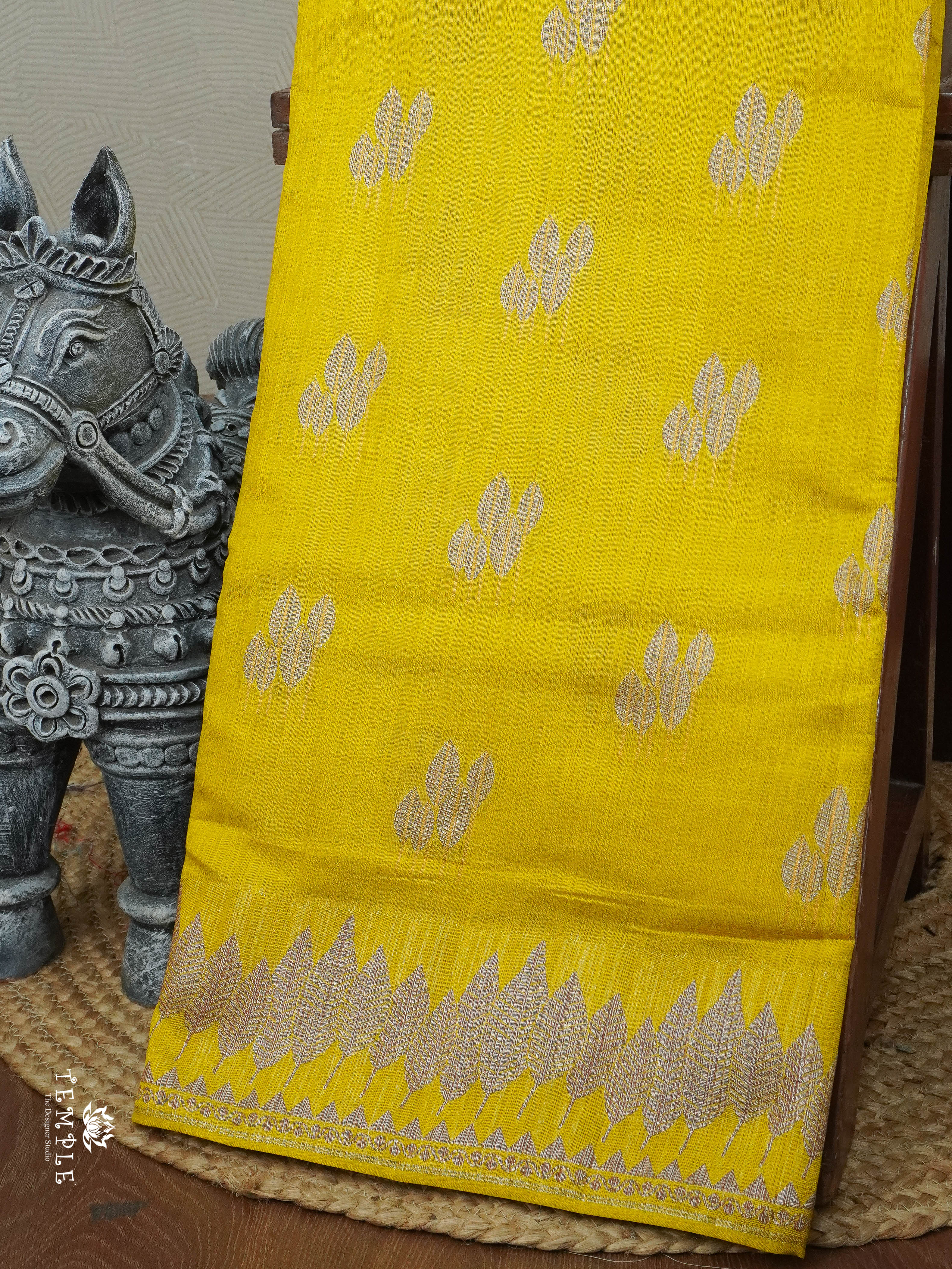 Raw Silk Saree  | TTDS2920