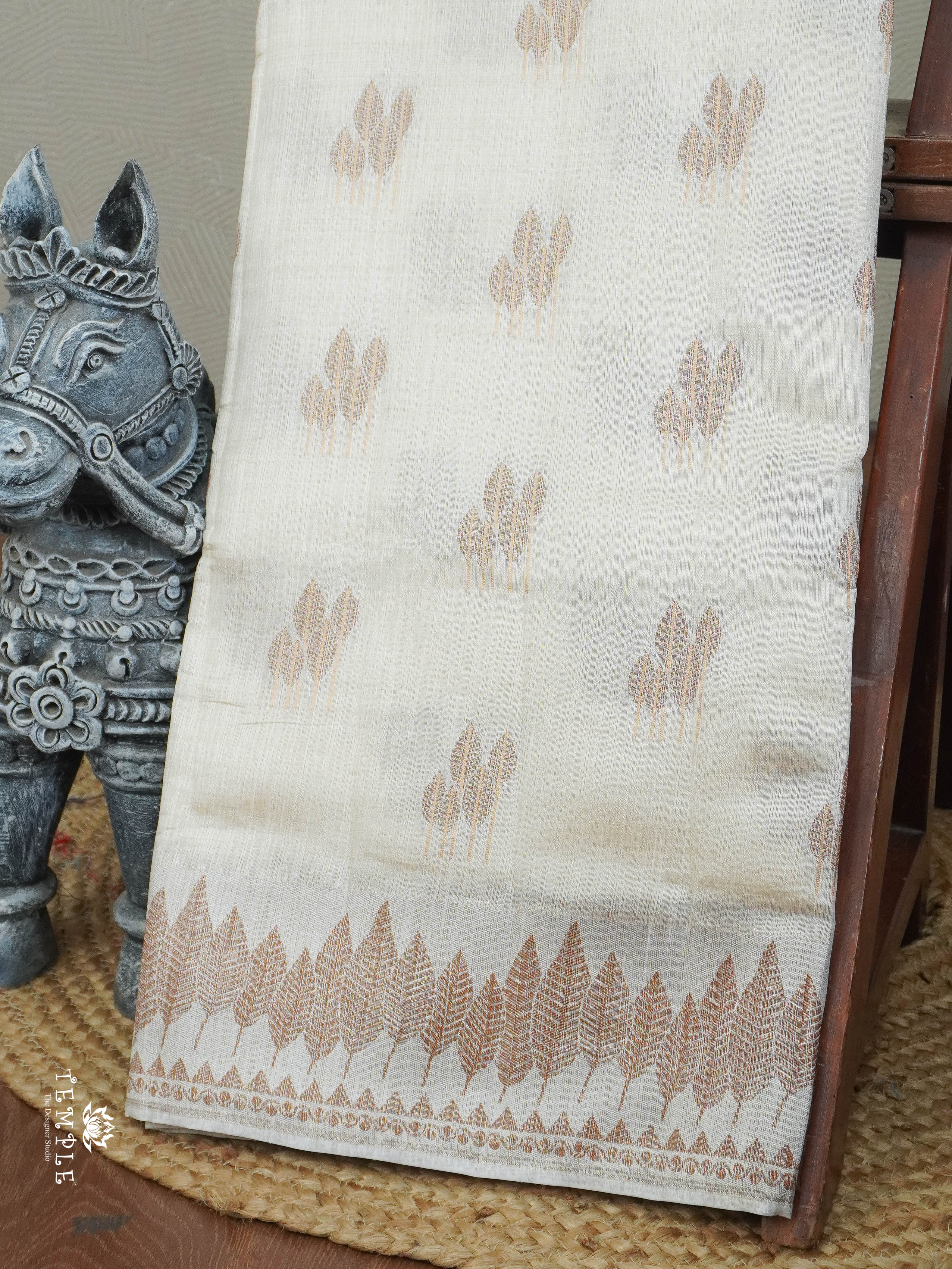 Raw Silk Saree  | TTDS2920