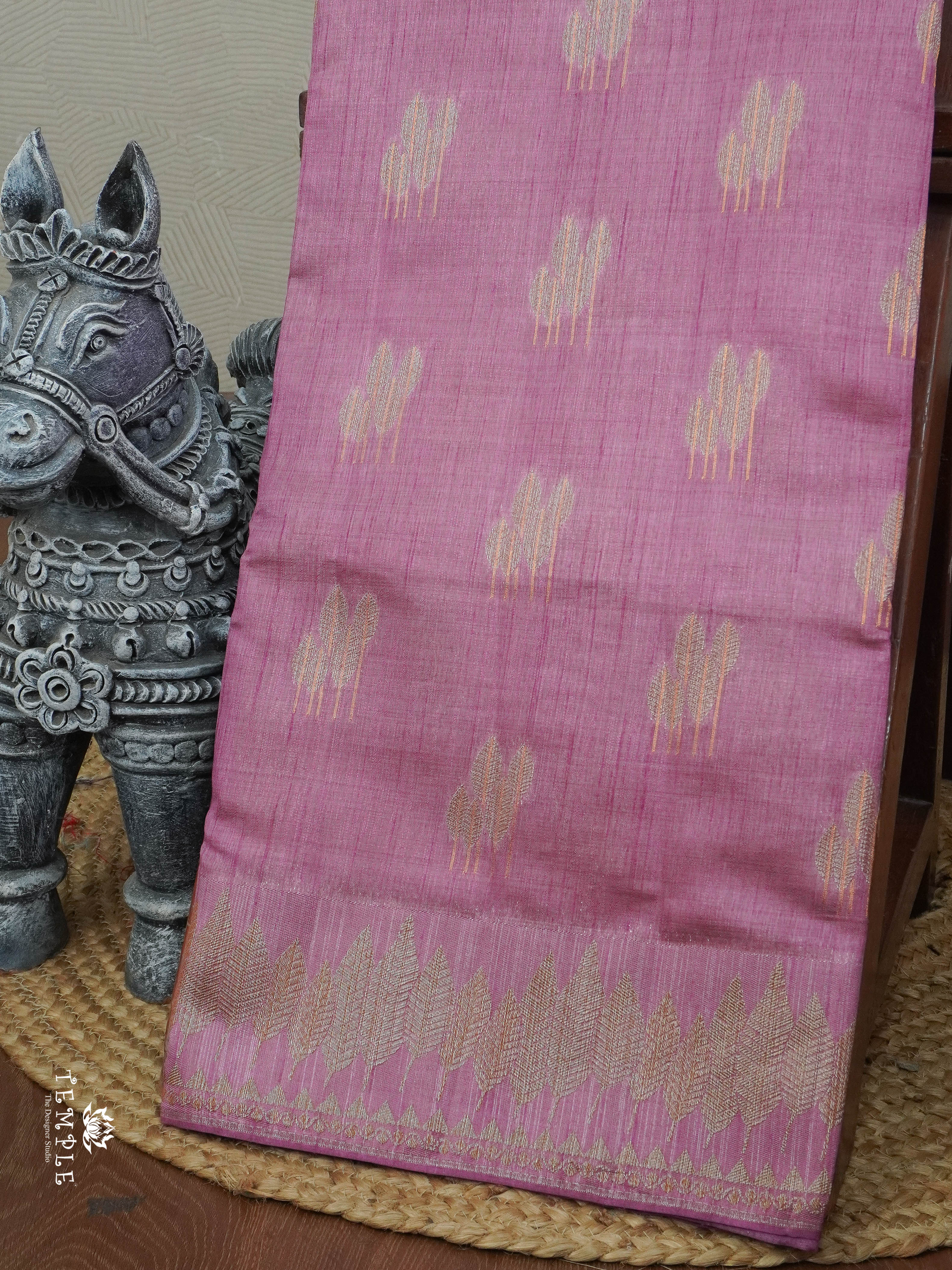 Raw Silk Saree  | TTDS2920
