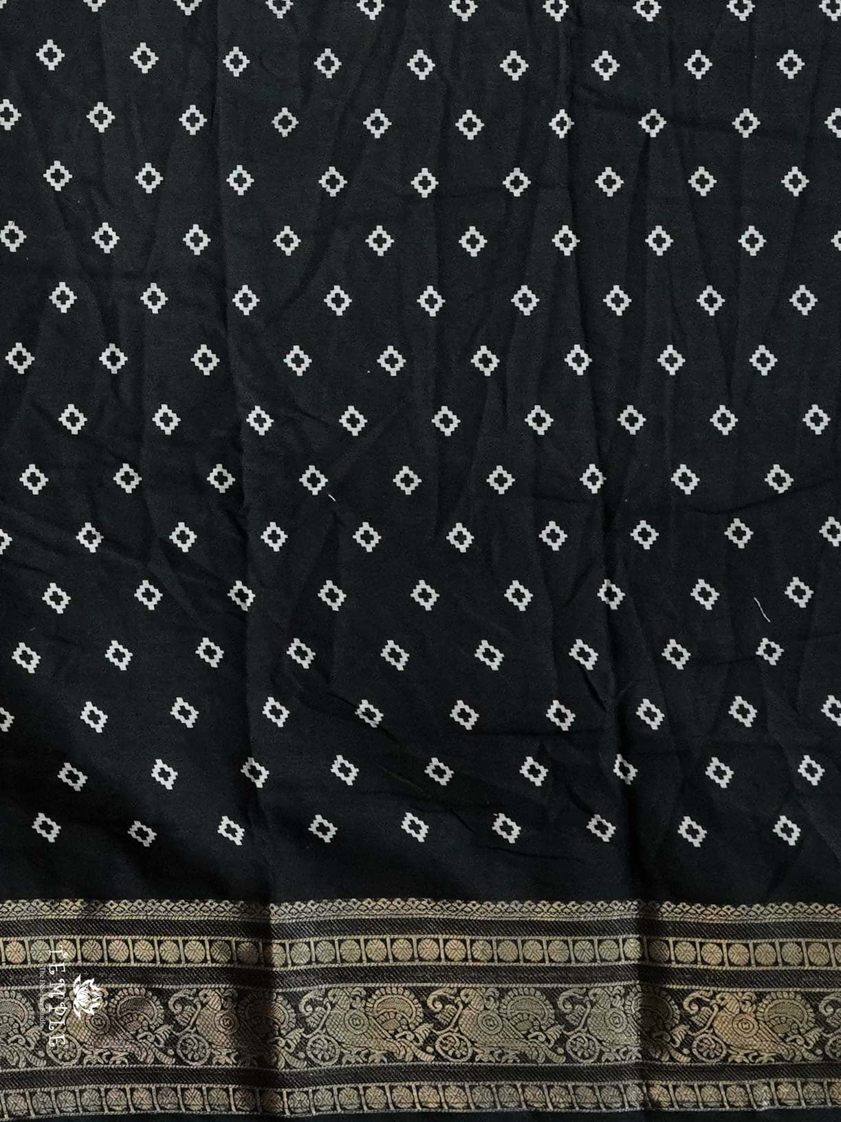 Floral Pattern Mangalagiri Cotton Saree | TTDS2419