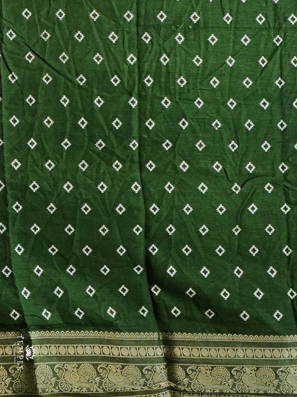 Floral Pattern Mangalagiri Cotton Saree | TTDS2419