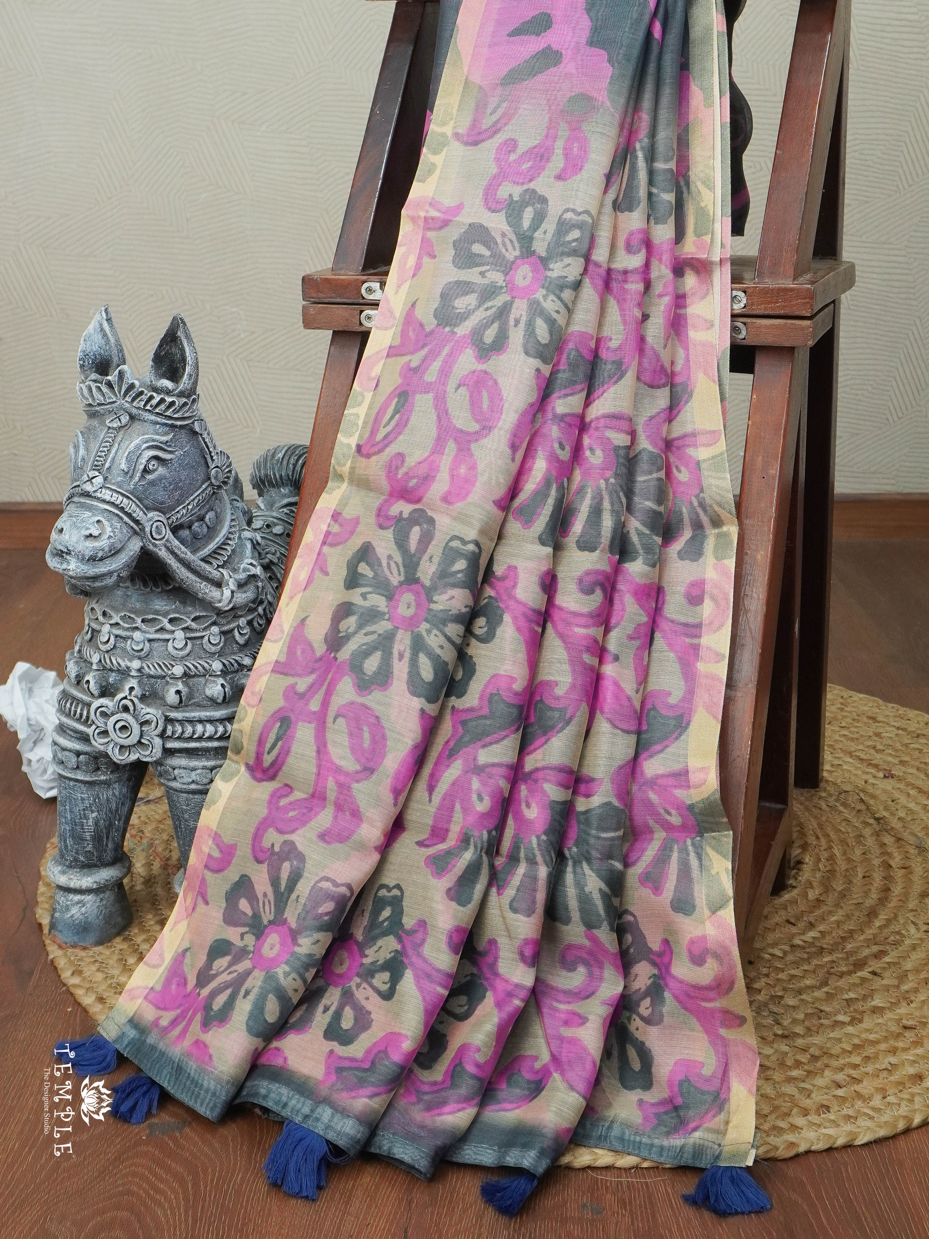 Chanderi Cotton Saree | TTDS2921