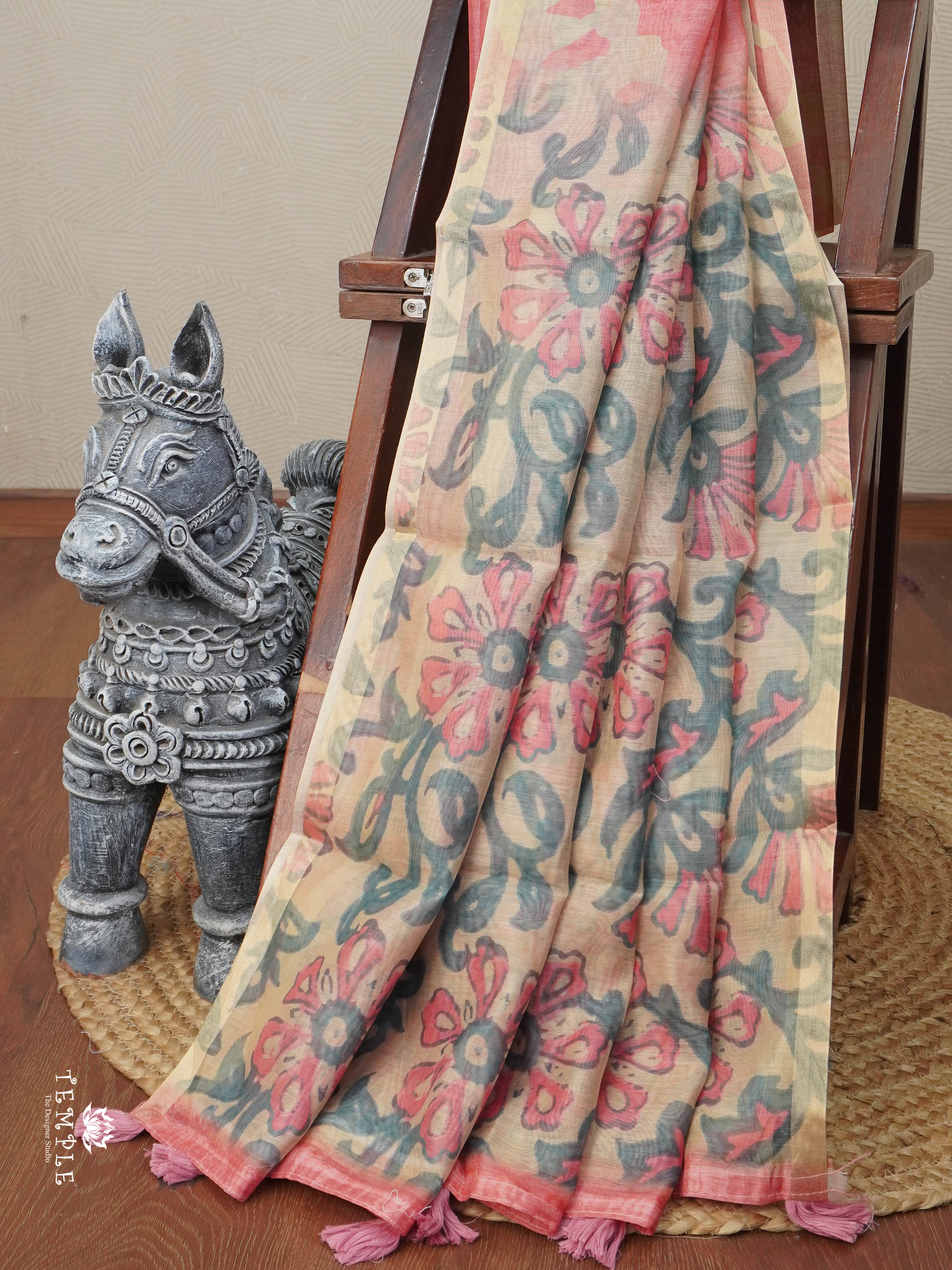 Chanderi Cotton Saree | TTDS2921