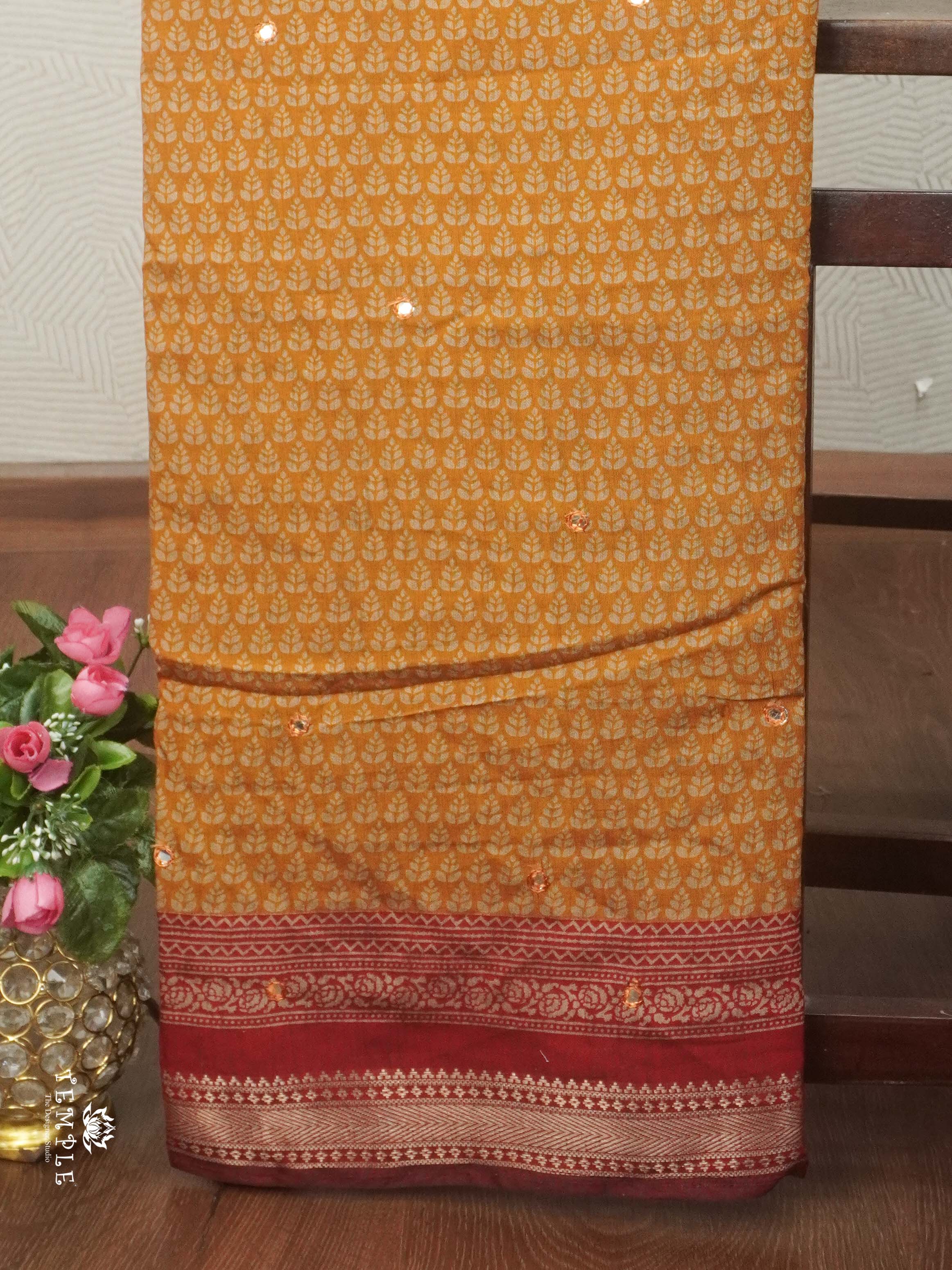 Fancy Soft Cotton Saree | TTDS2414