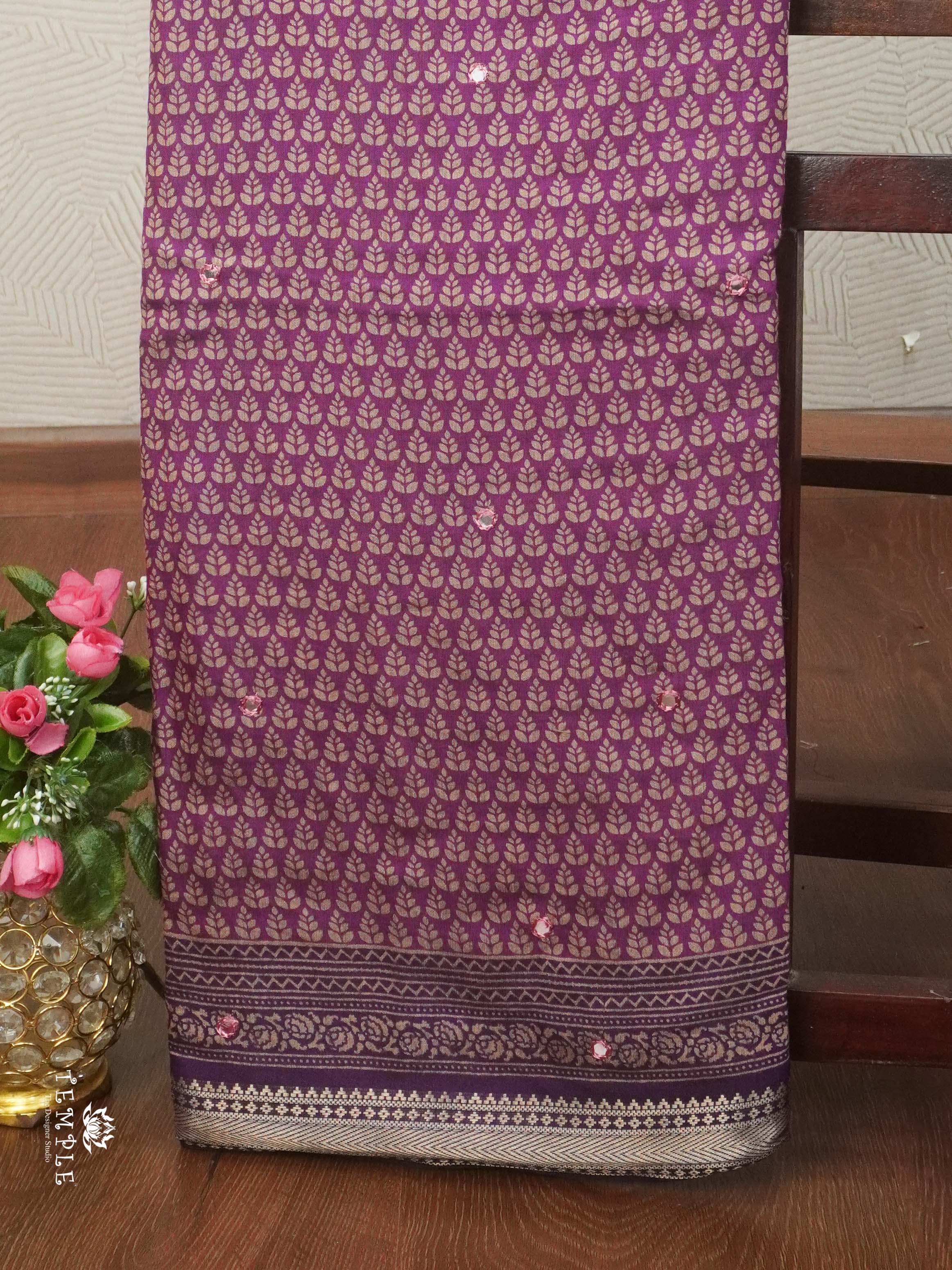 Fancy Soft Cotton Saree | TTDS2414