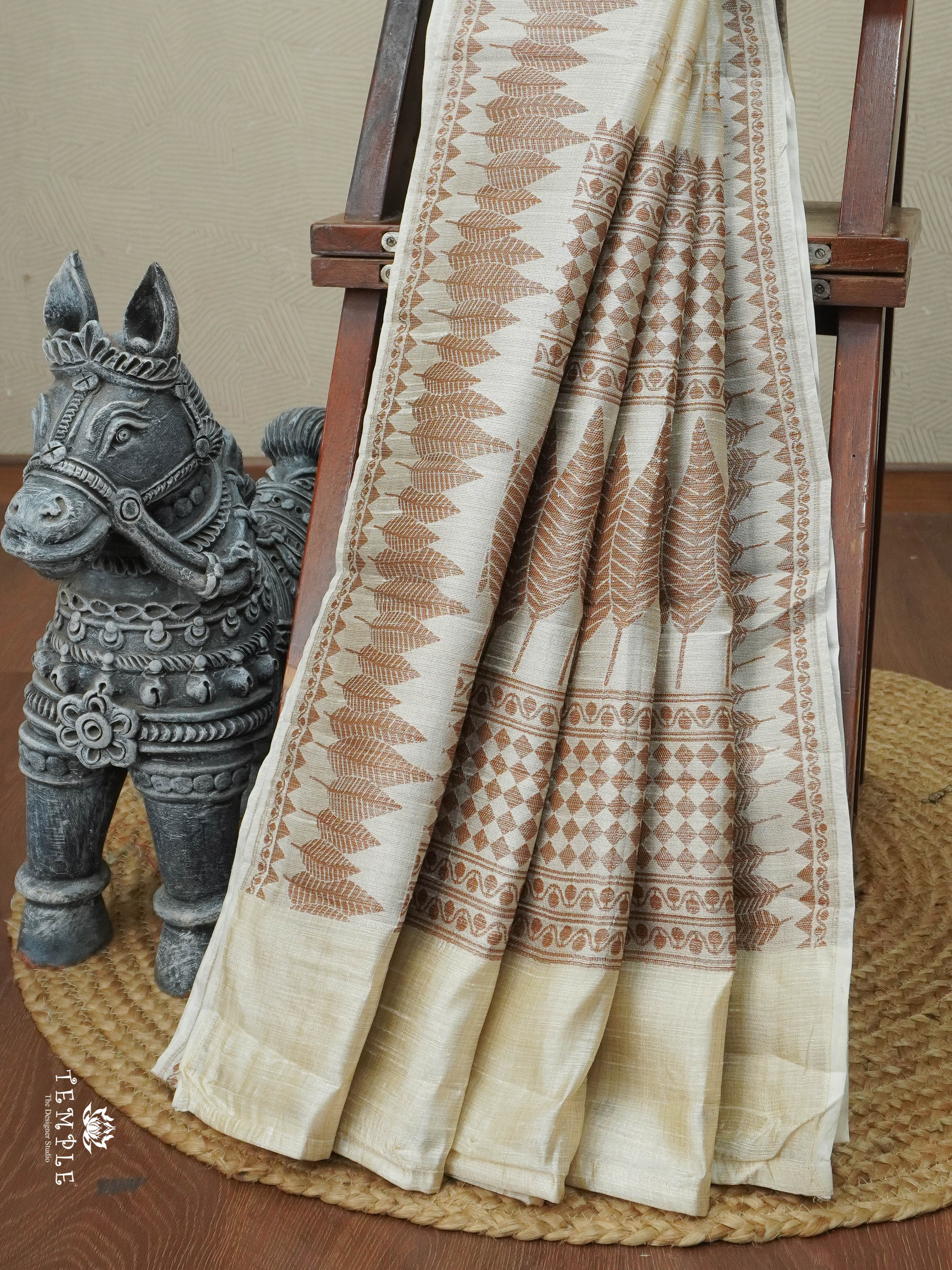Raw Silk Saree  | TTDS2920