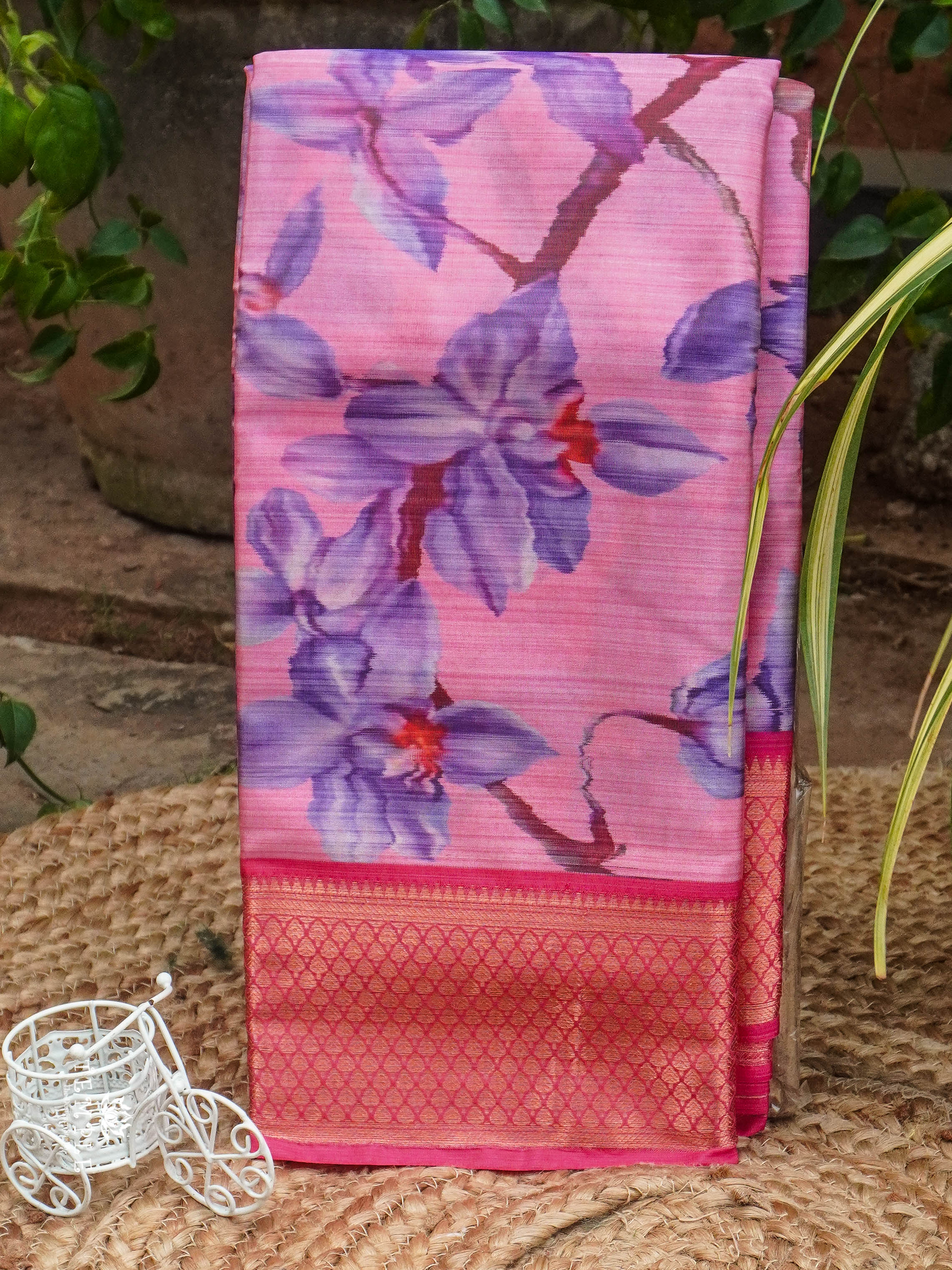 Fusion Semi Kanchivaram Silk Saree | TTDS1445