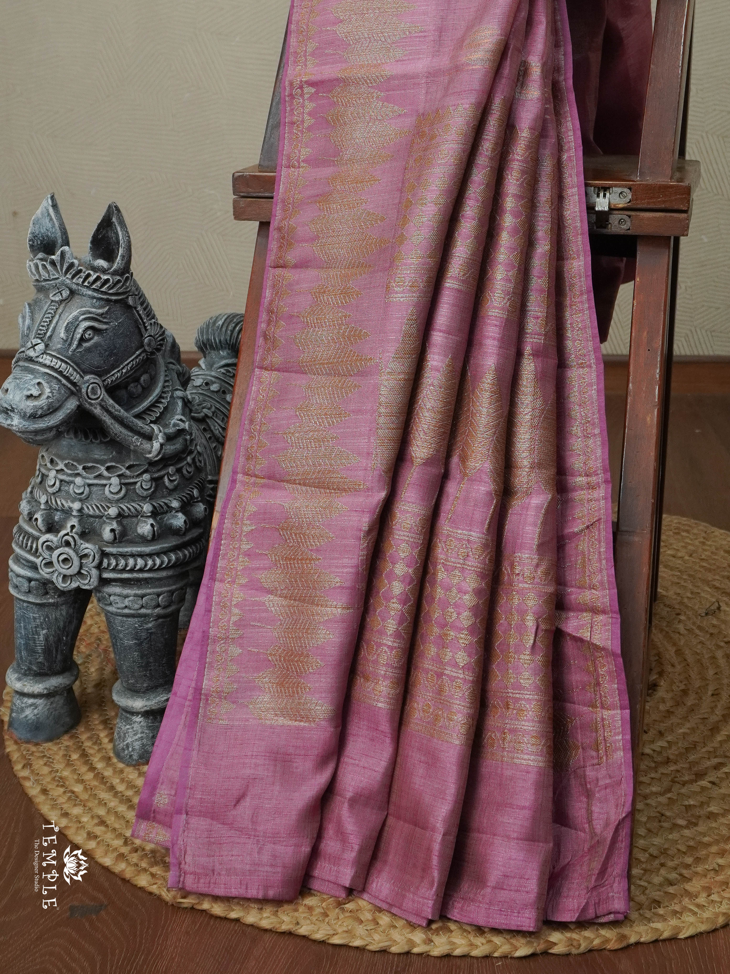 Raw Silk Saree  | TTDS2920