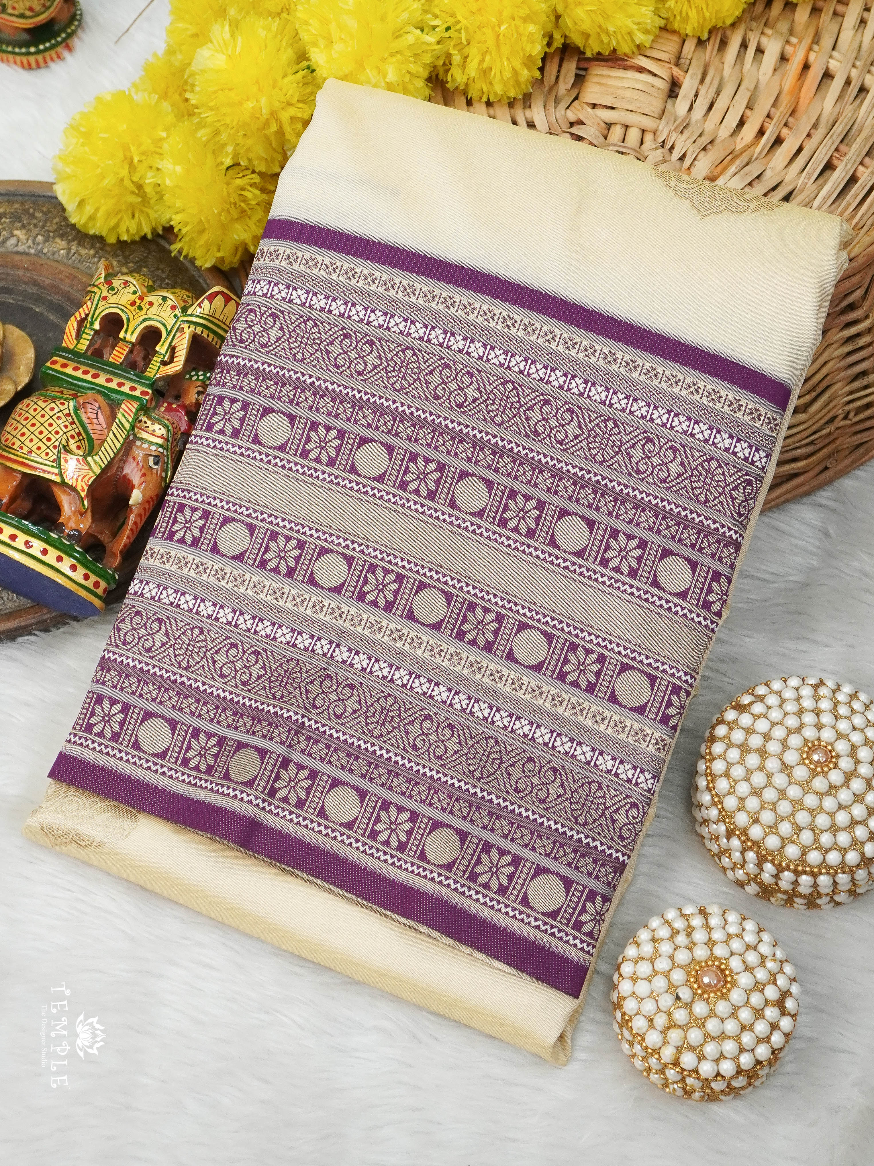 Semi Kanchi Silk Saree | TTDS2922
