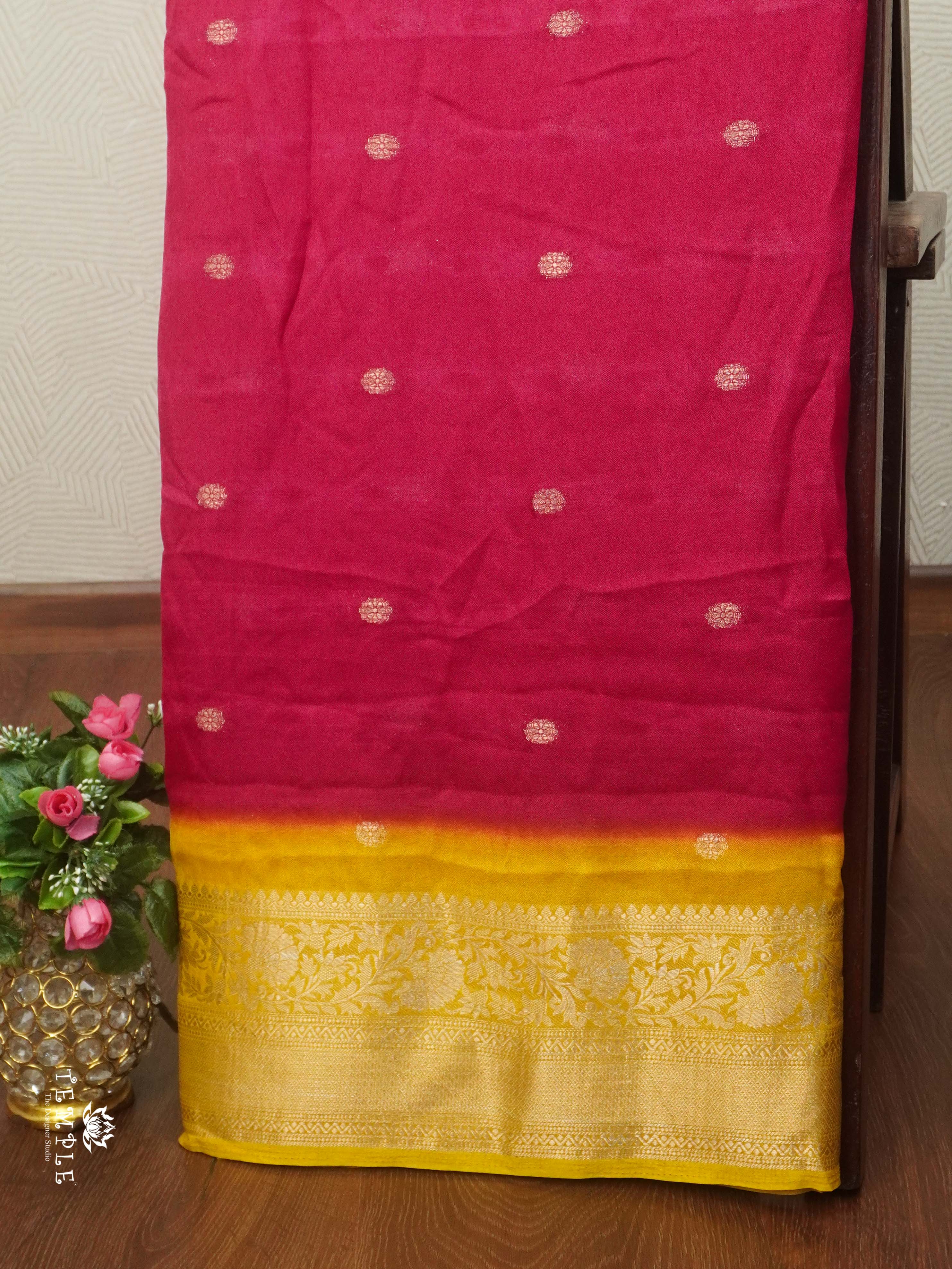 Georgette Saree With Butta Design | TTDS2422