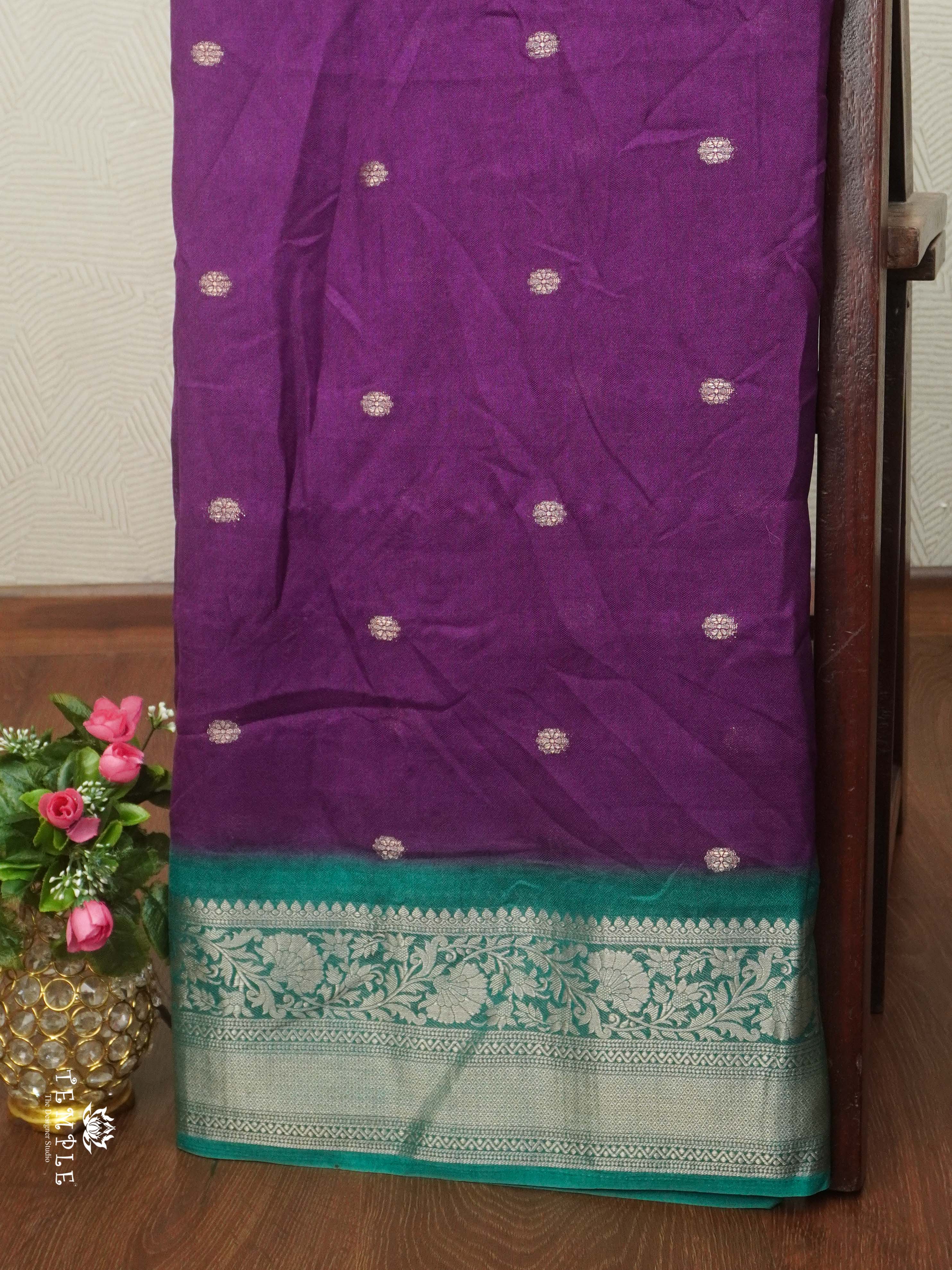 Georgette Saree With Butta Design | TTDS2422