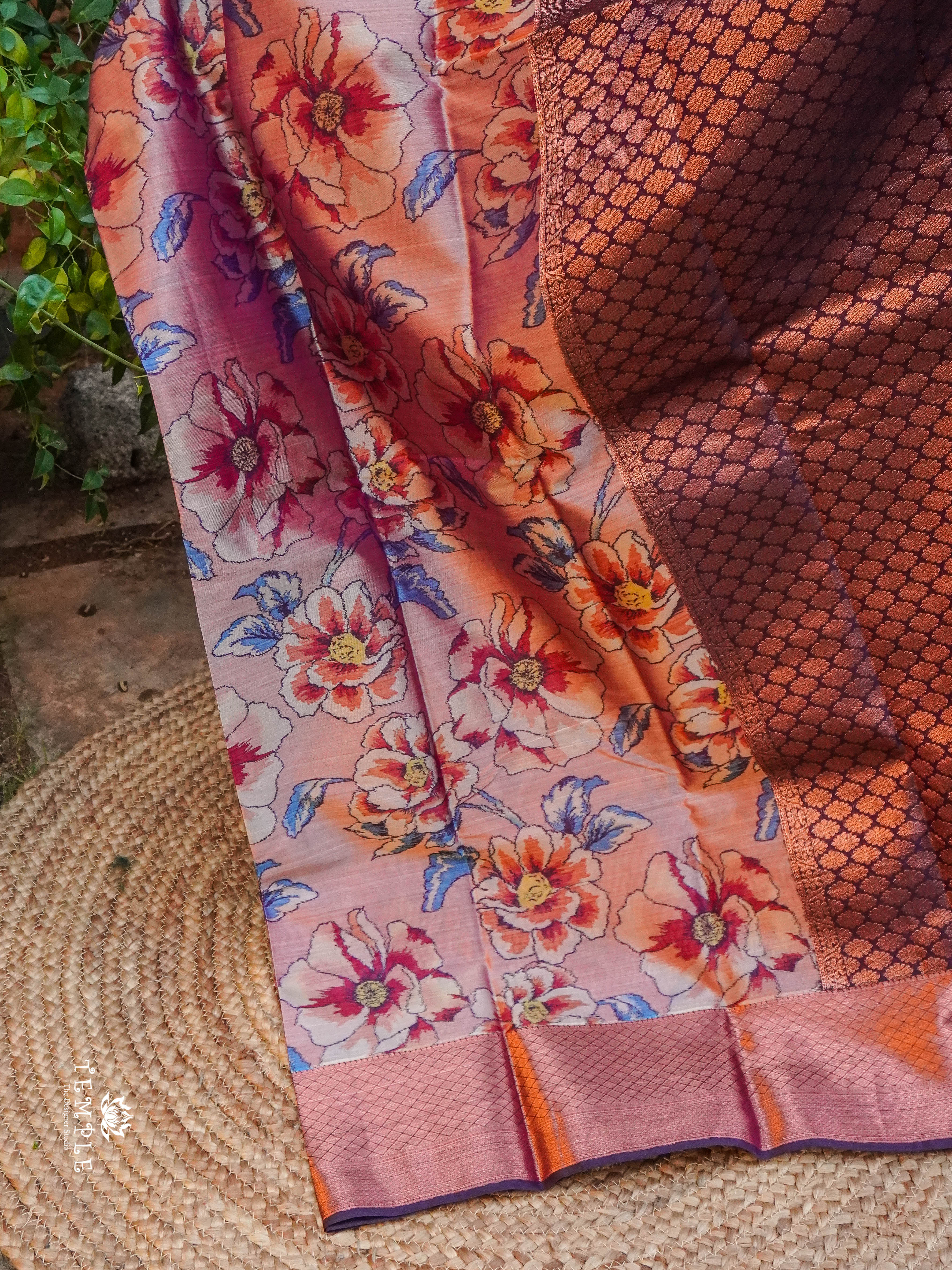 Fusion Semi Kanchivaram Silk Saree | TTDS1445