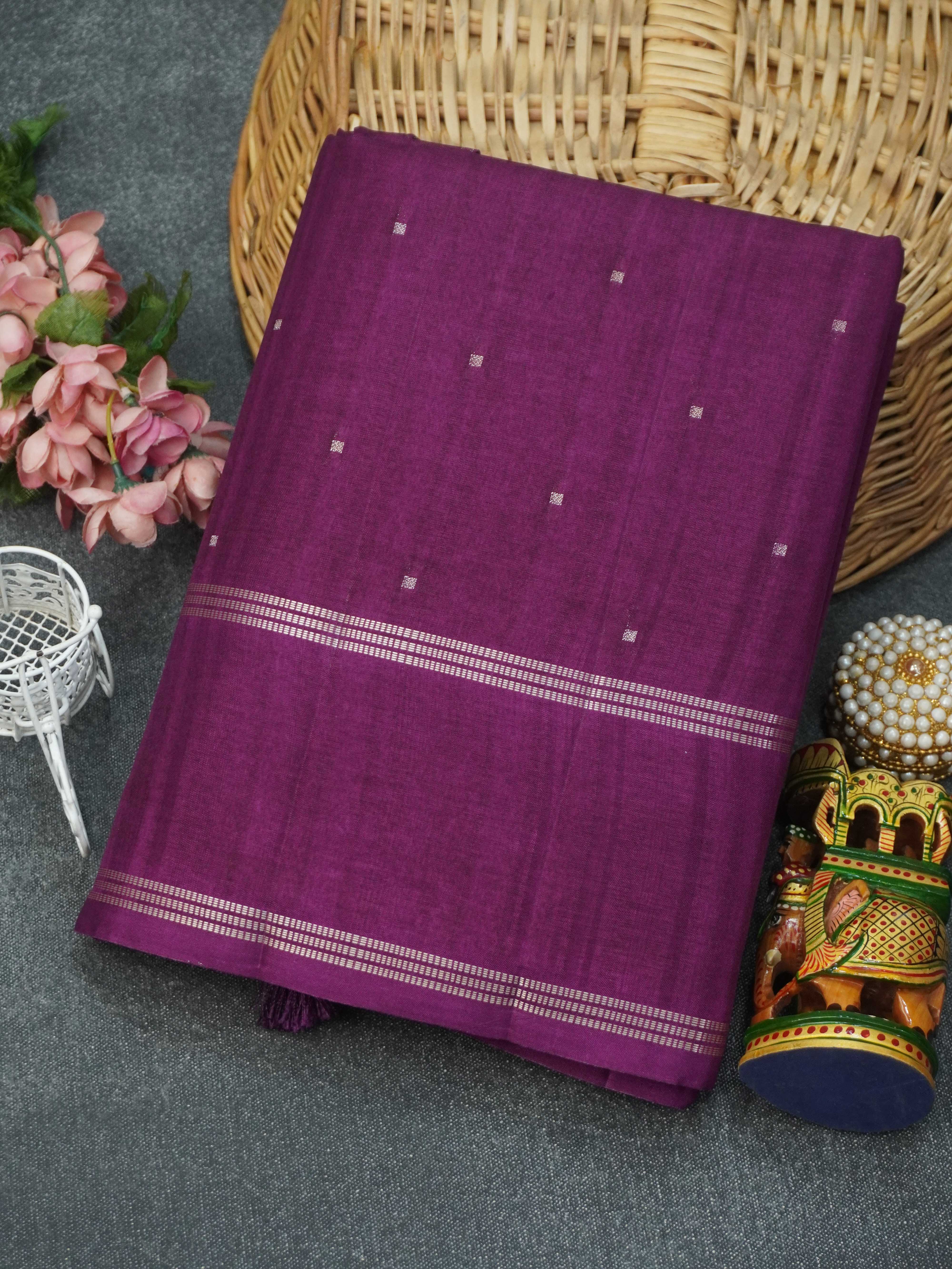Handloom Matka Silk Saree | TTDS3327