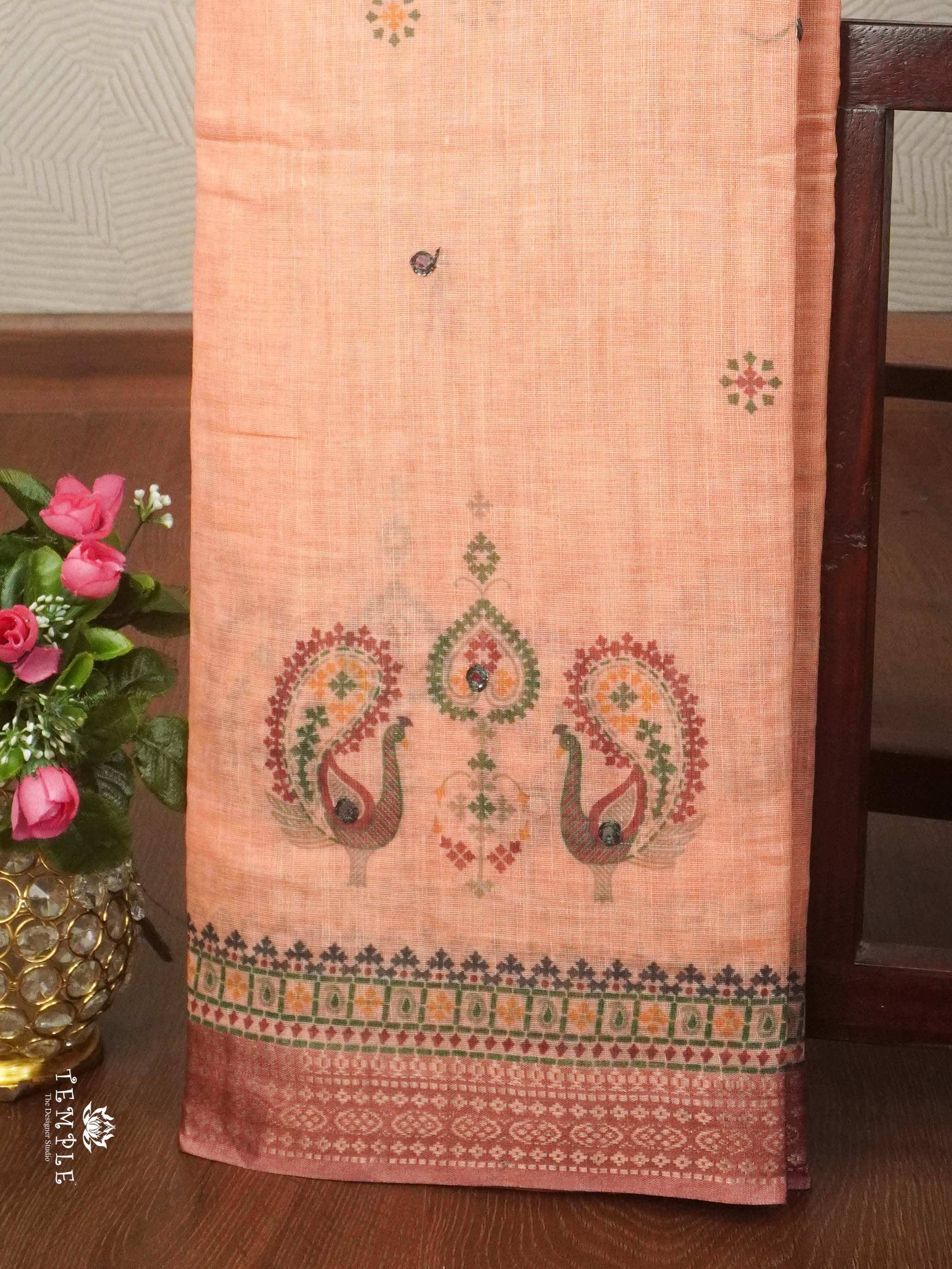 Chanderi Cotton Saree | TTDS2408