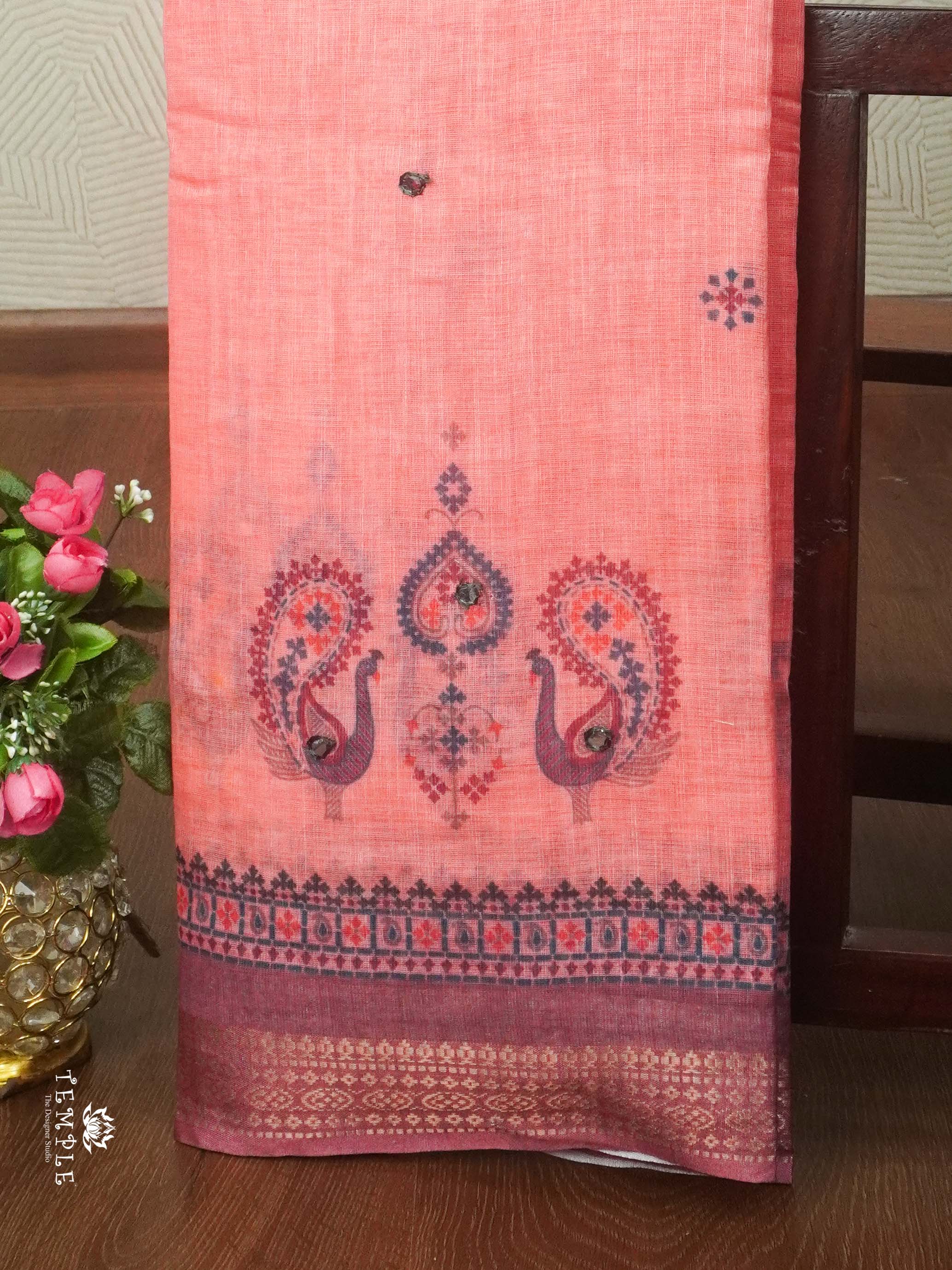 Chanderi Cotton Saree | TTDS2408