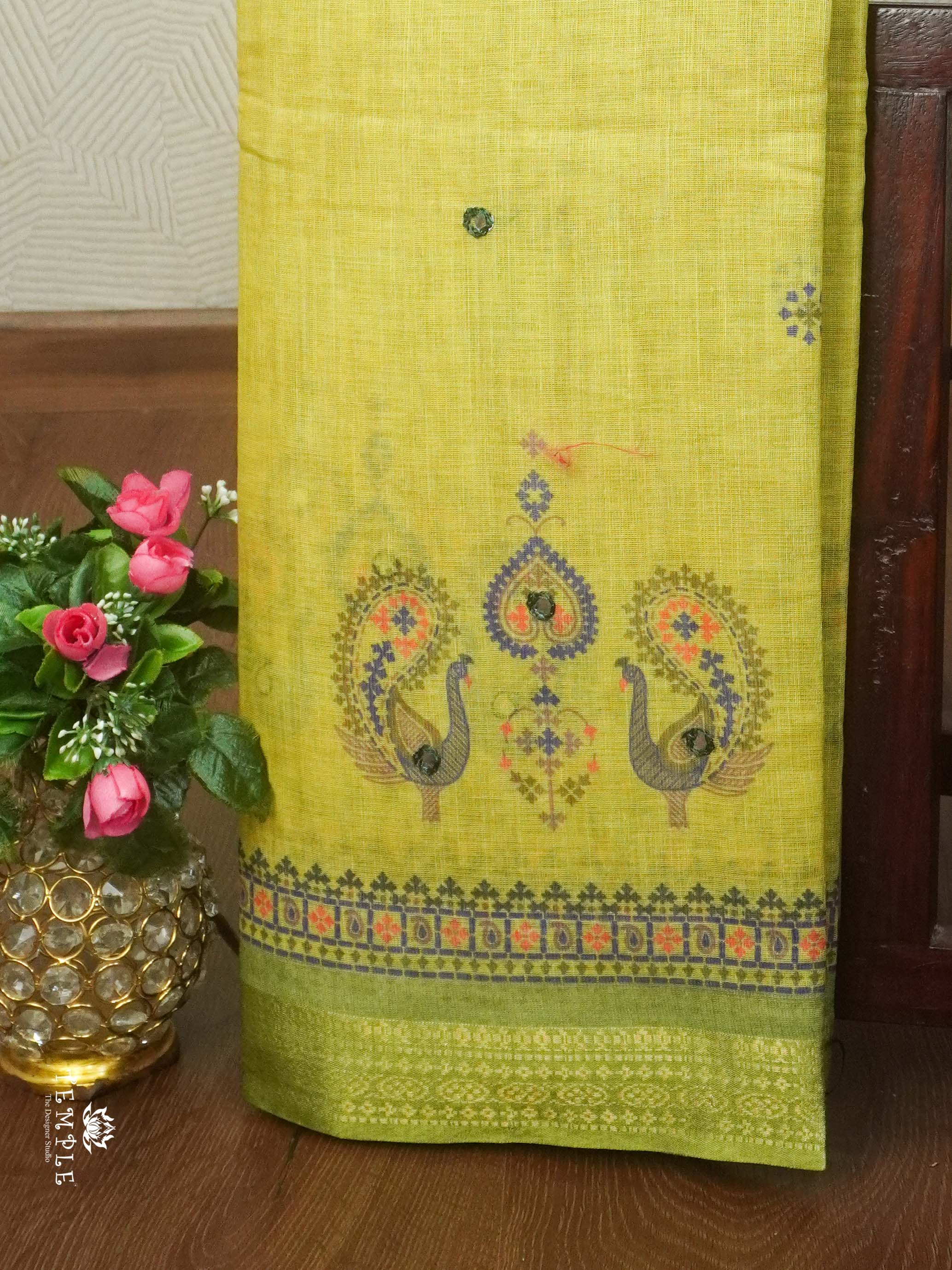 Chanderi Cotton Saree | TTDS2408