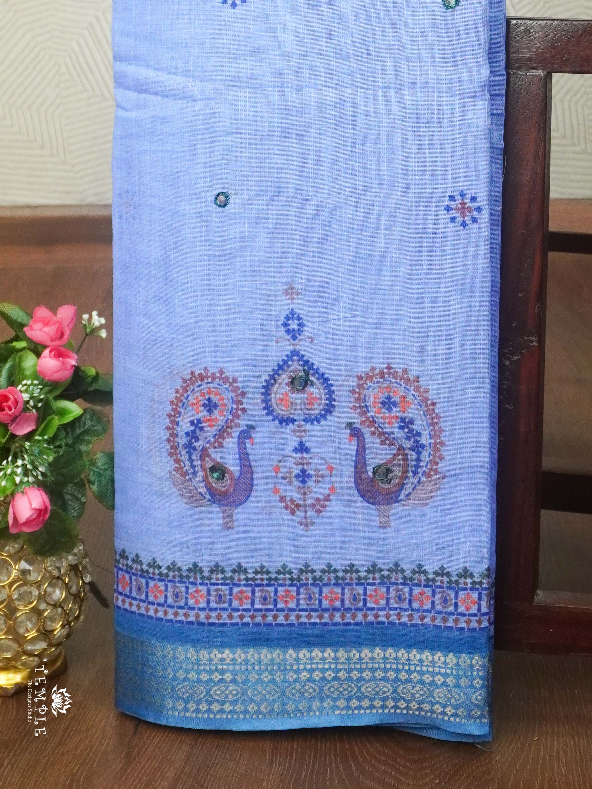 Chanderi Cotton Saree | TTDS2408