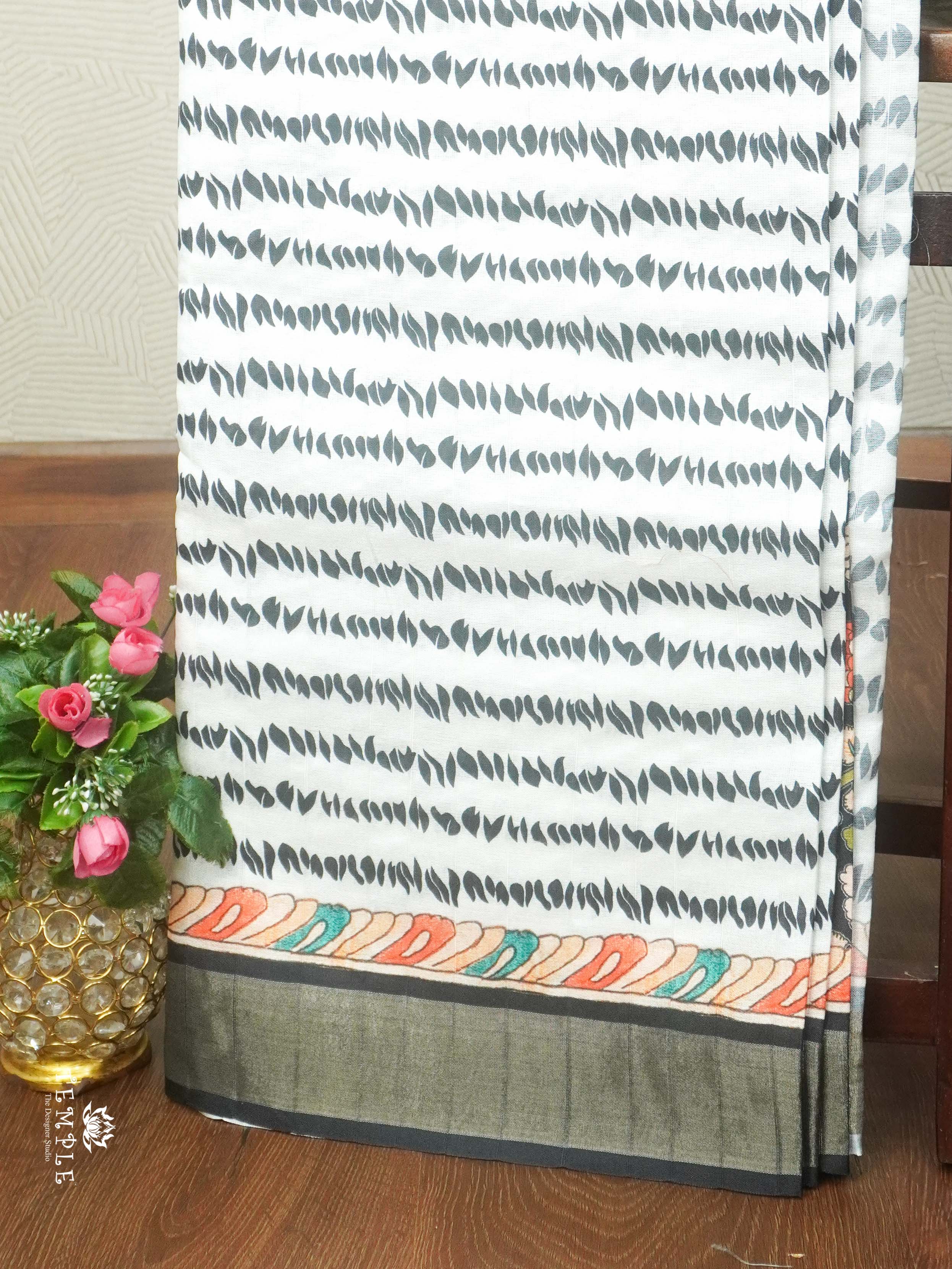 Printed Matka Silk Saree | TTDS2409