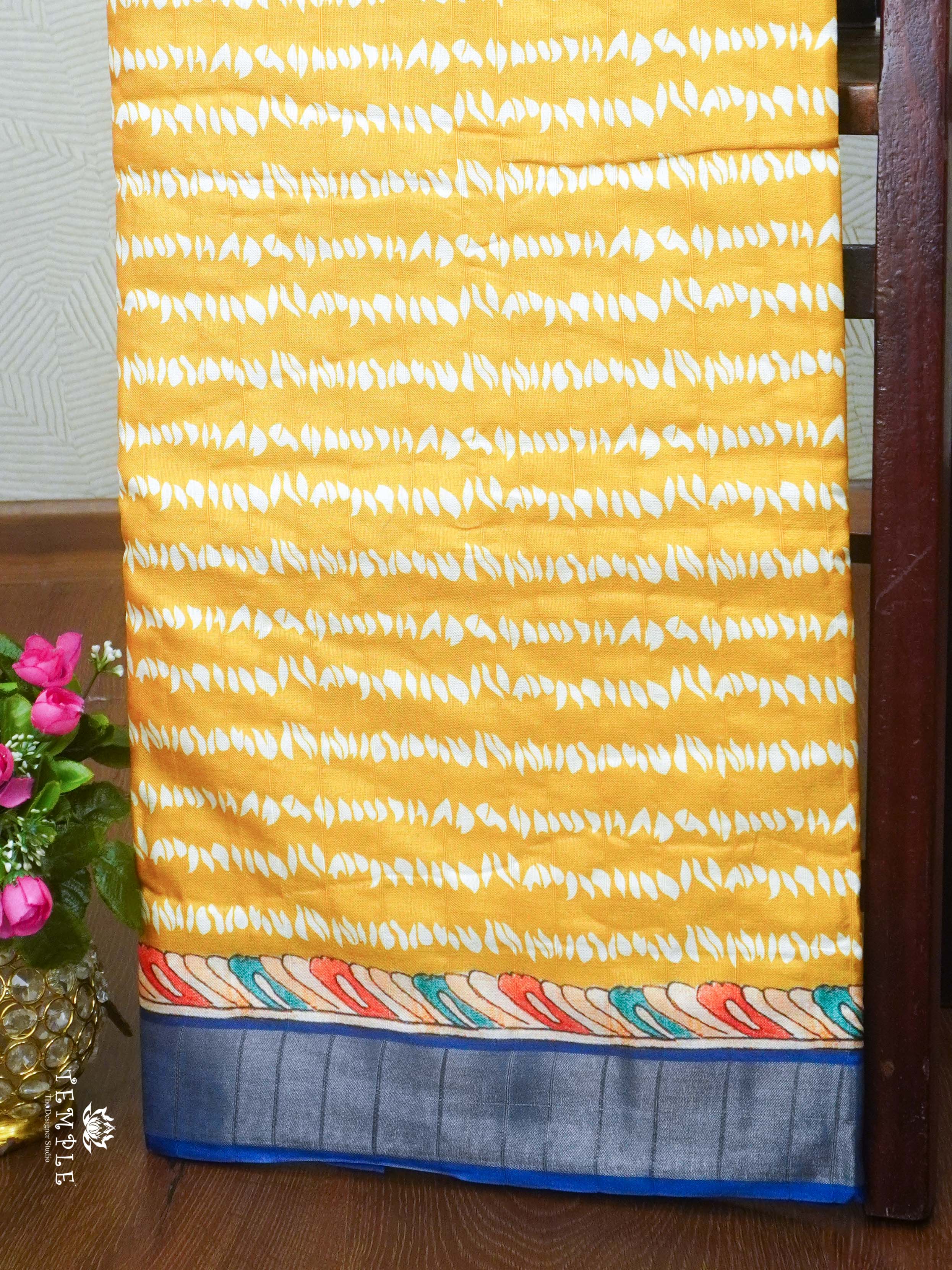 Printed Matka Silk Saree | TTDS2409