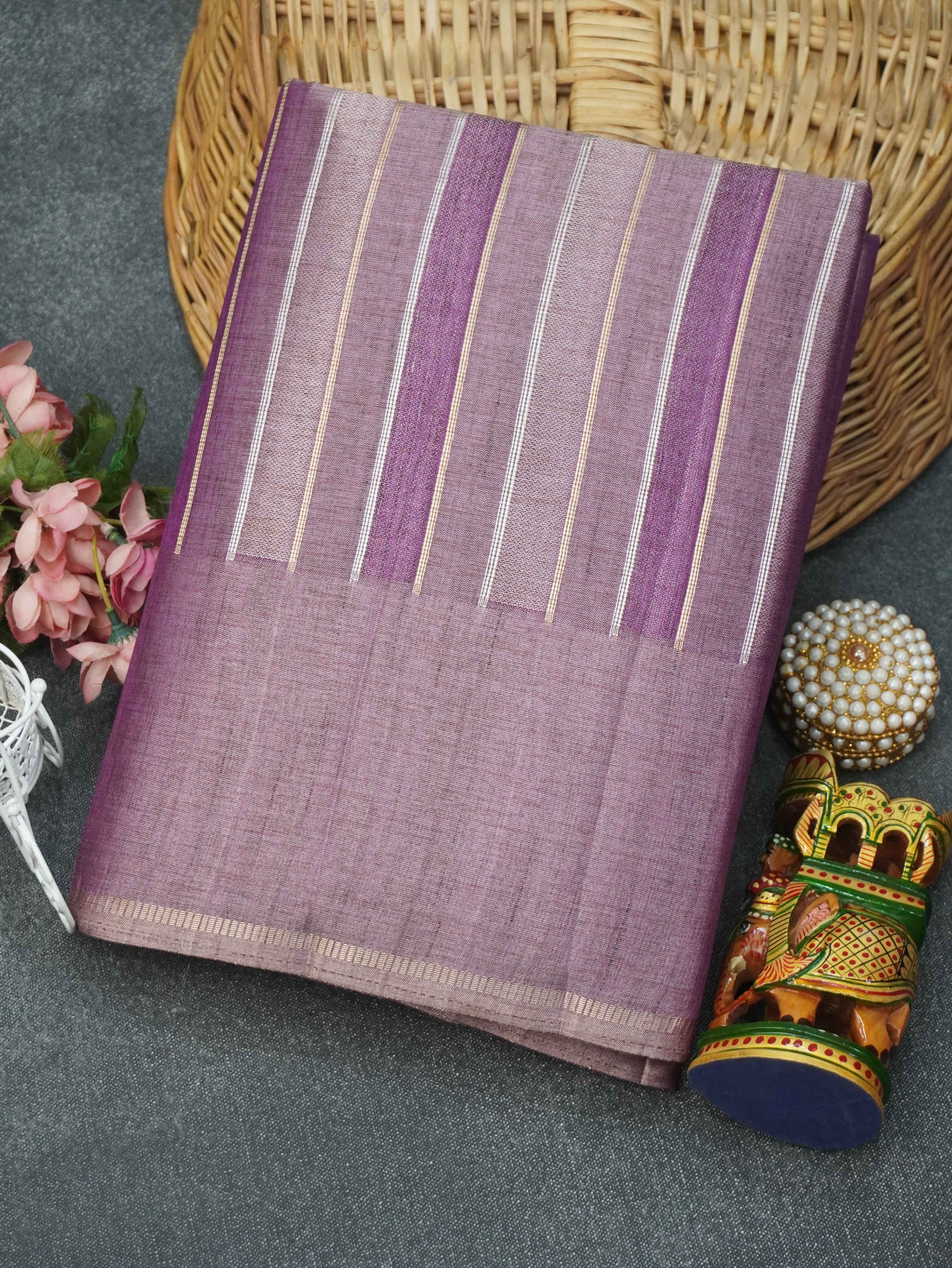 Handloom Matka Silk Saree | TTDS3329